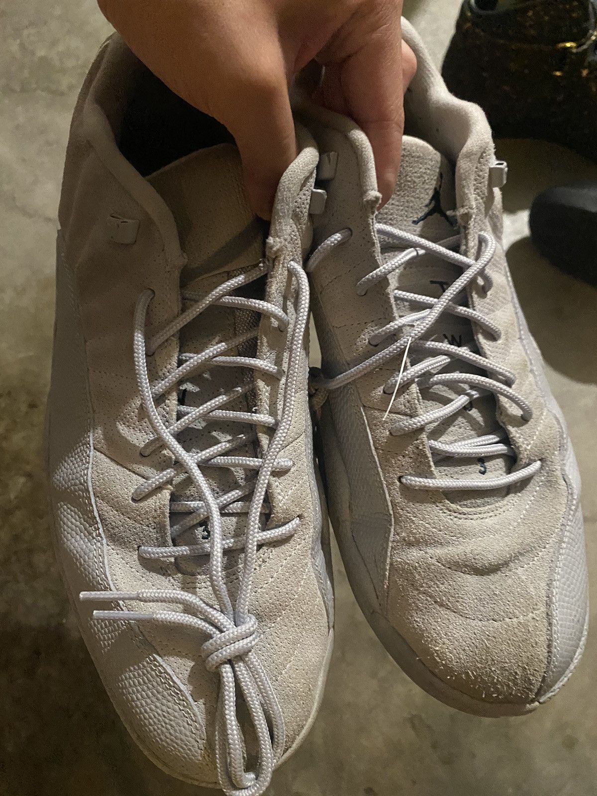 Jordan Brand × Nike Jordan 12 Low Wolf Grey Size US 12 / EU 45 - 4 Thumbnail