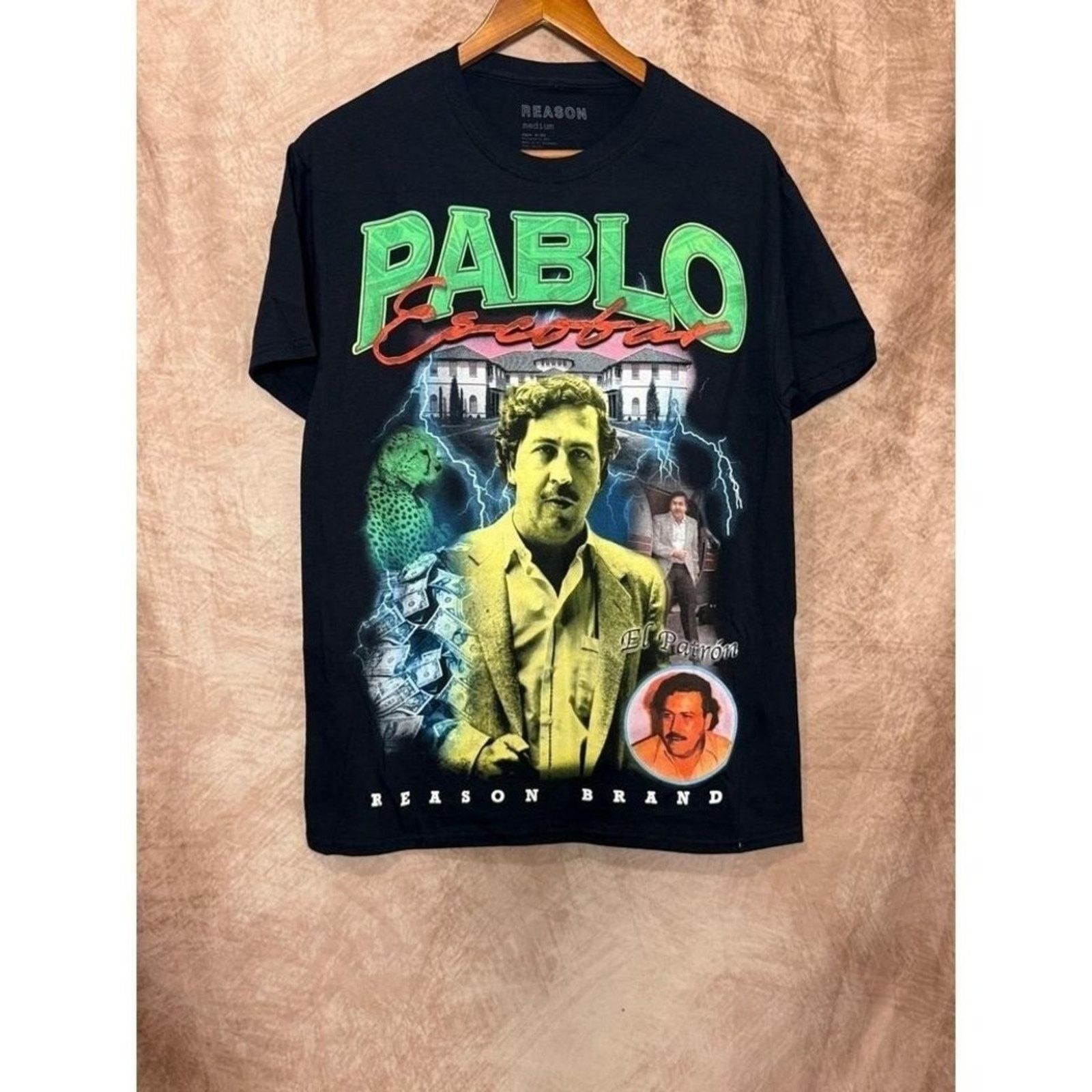 Reason Reason Brand Pablo Escobar El Patrón Tee Size M NWOT Size US M / EU 48-50 / 2 - 2 Thumbnail