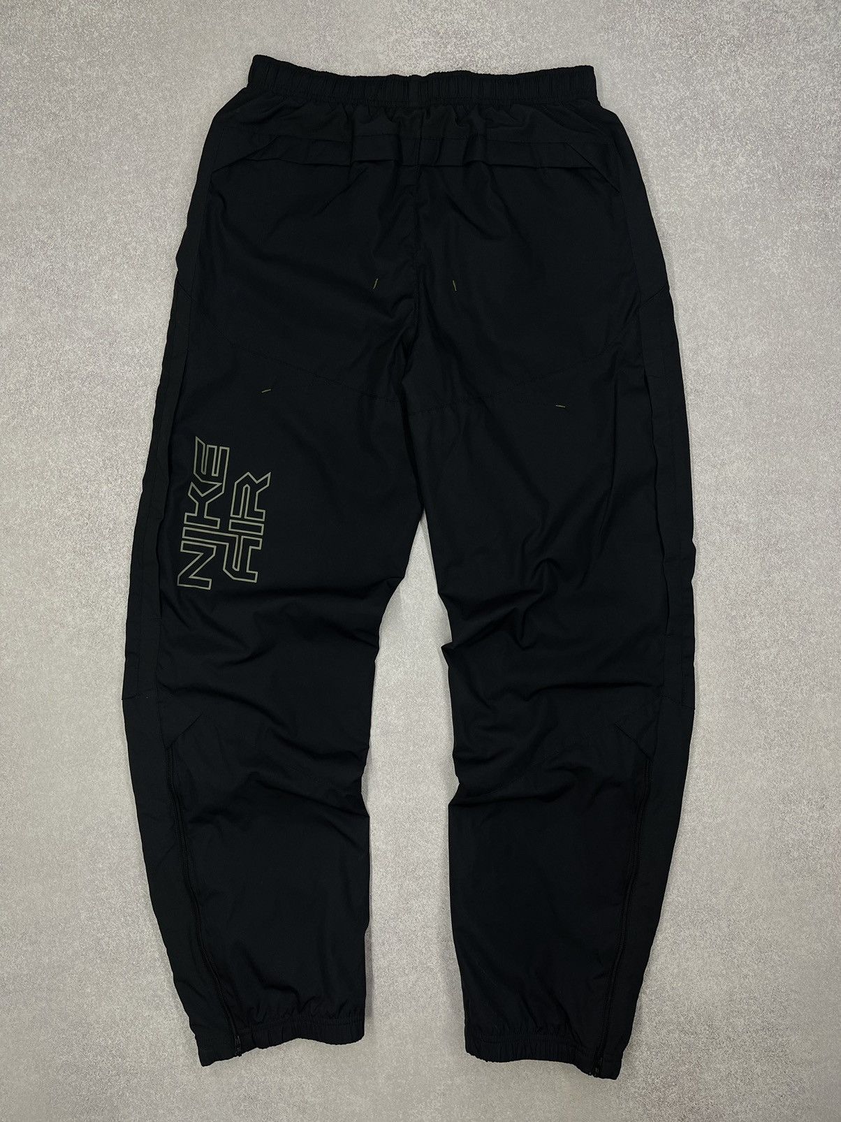 Nike Vintage Nike Nylon Black Sweatpants Double Big Logo Swoosh Size US 30 / EU 46 - 7 Thumbnail