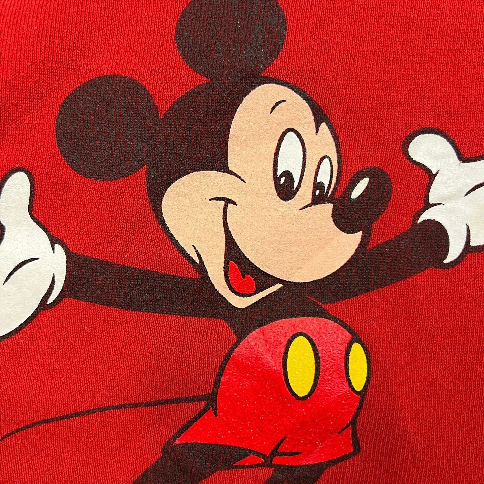 Disney × Vintage Vintage Mickey Mouse Sweatshirt Large Disney USA 90s Crew Size US L / EU 52-54 / 3 - 4 Thumbnail