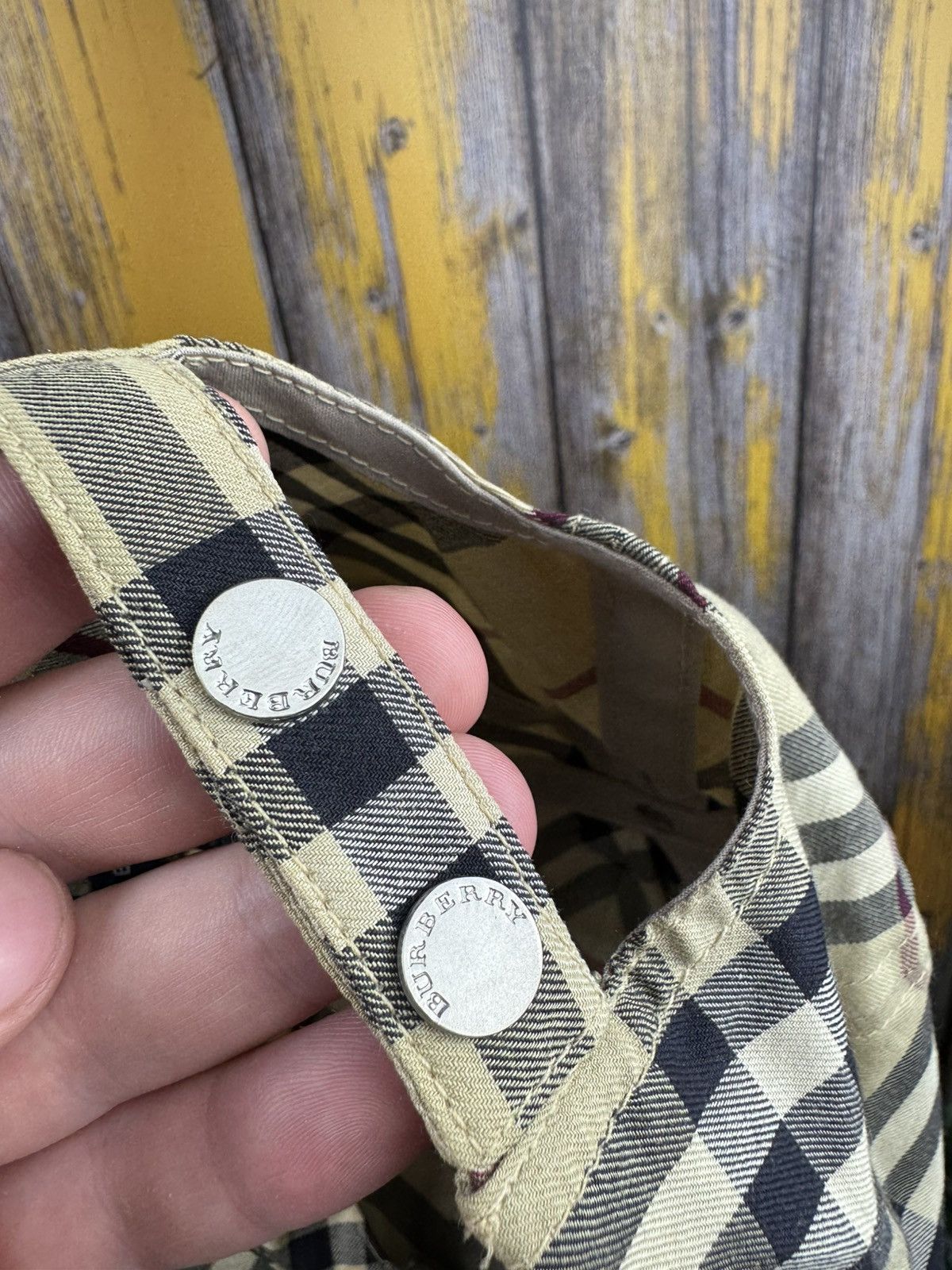 Burberry Burberry Classic Multi-Color Check Print Baseball Cap Hat Size ONE SIZE - 12 Thumbnail