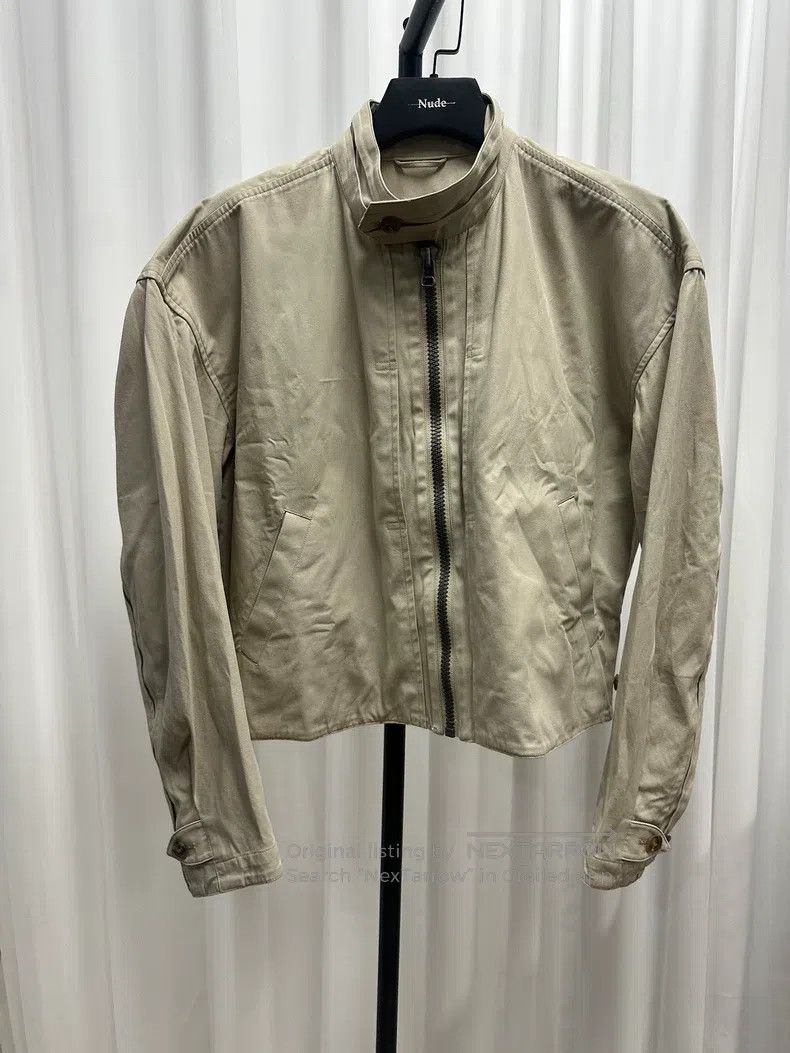 Issey Miyake Issey Miyake Khaki short wide jacket Size US L / EU 52-54 / 3 - 1 Thumbnail