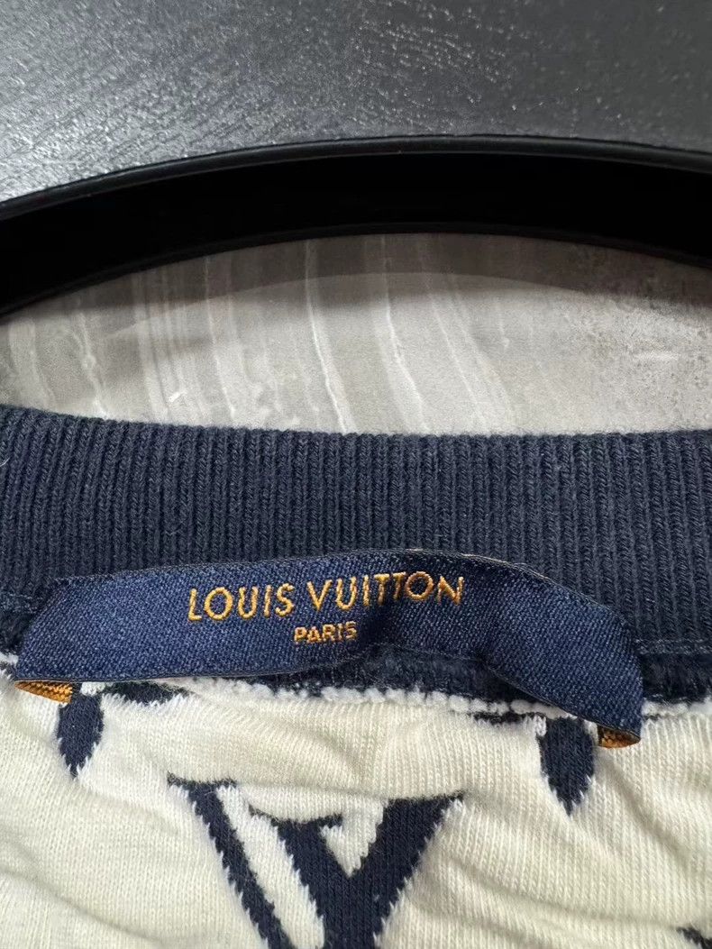 Louis Vuitton Louis Vuitton MONOGRAM jacquard crewneck sweatshirt Size US XL / EU 56 / 4 - 3 Thumbnail