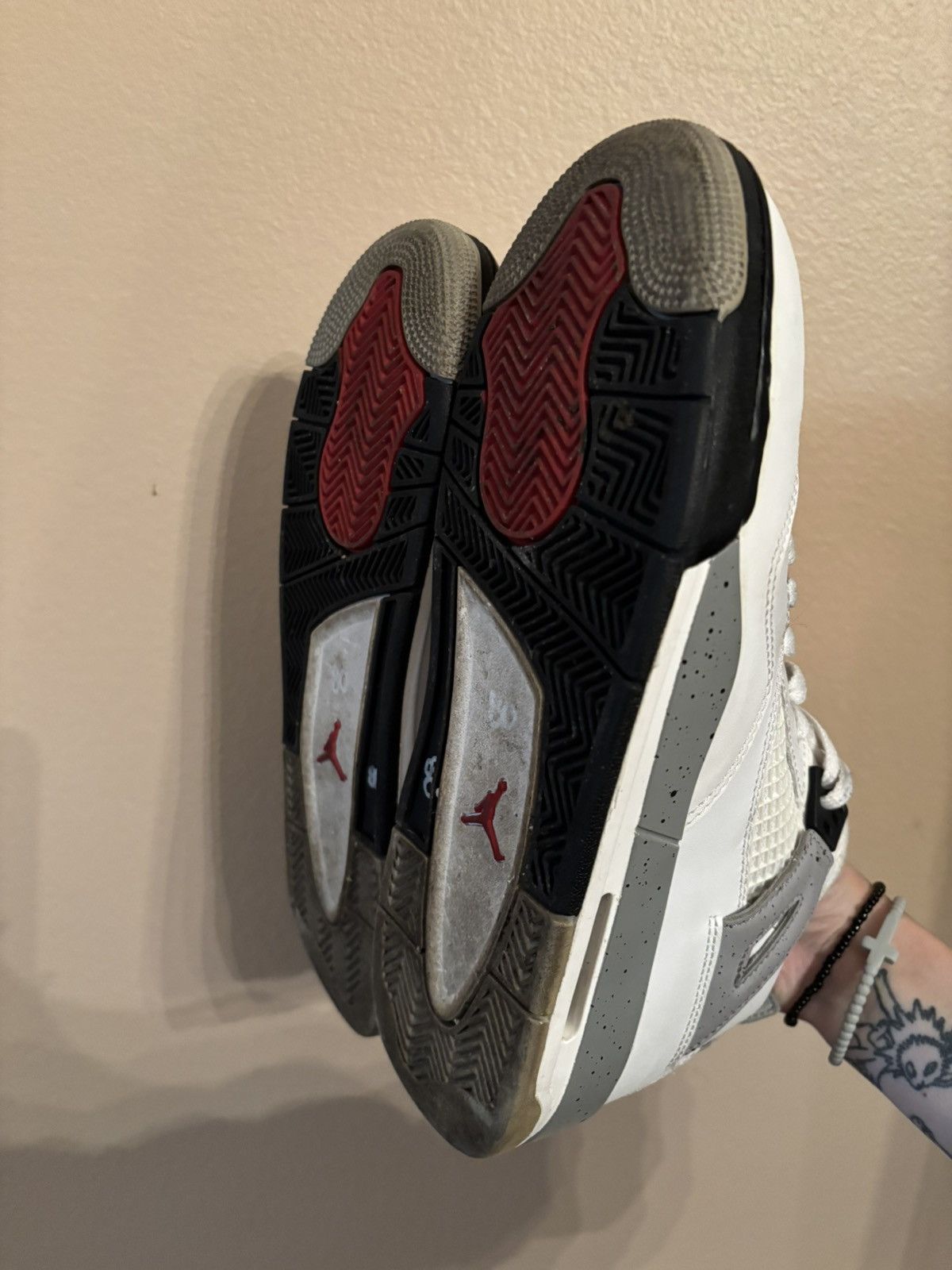 Jordan Brand Air Jordan 4 Retro OG BG 'White Cement' 2016 Size US 6 / EU 39 - 5 Thumbnail