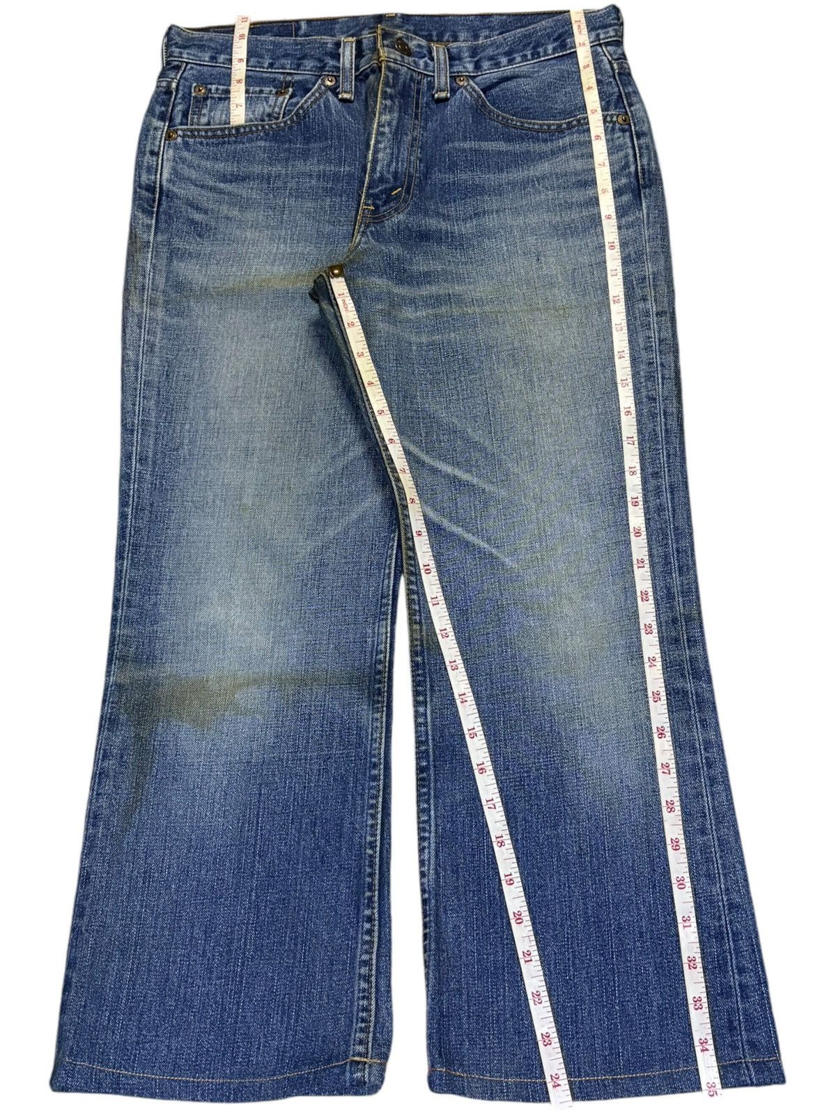 Levi's Vintage 90s Levis 517 Mud Wash Bootcut Flare Jeans Size US 32 / EU 48 - 13 Thumbnail
