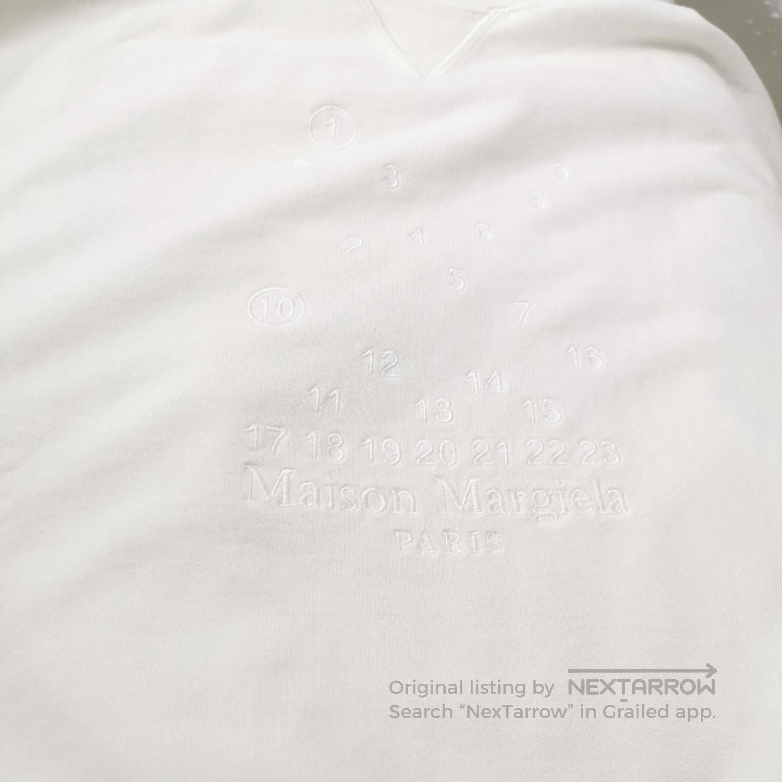 Maison Margiela Maison Margiela Cotton Logo Crewneck Sweatshirt L. Size US M / EU 48-50 / 2 - 5 Thumbnail