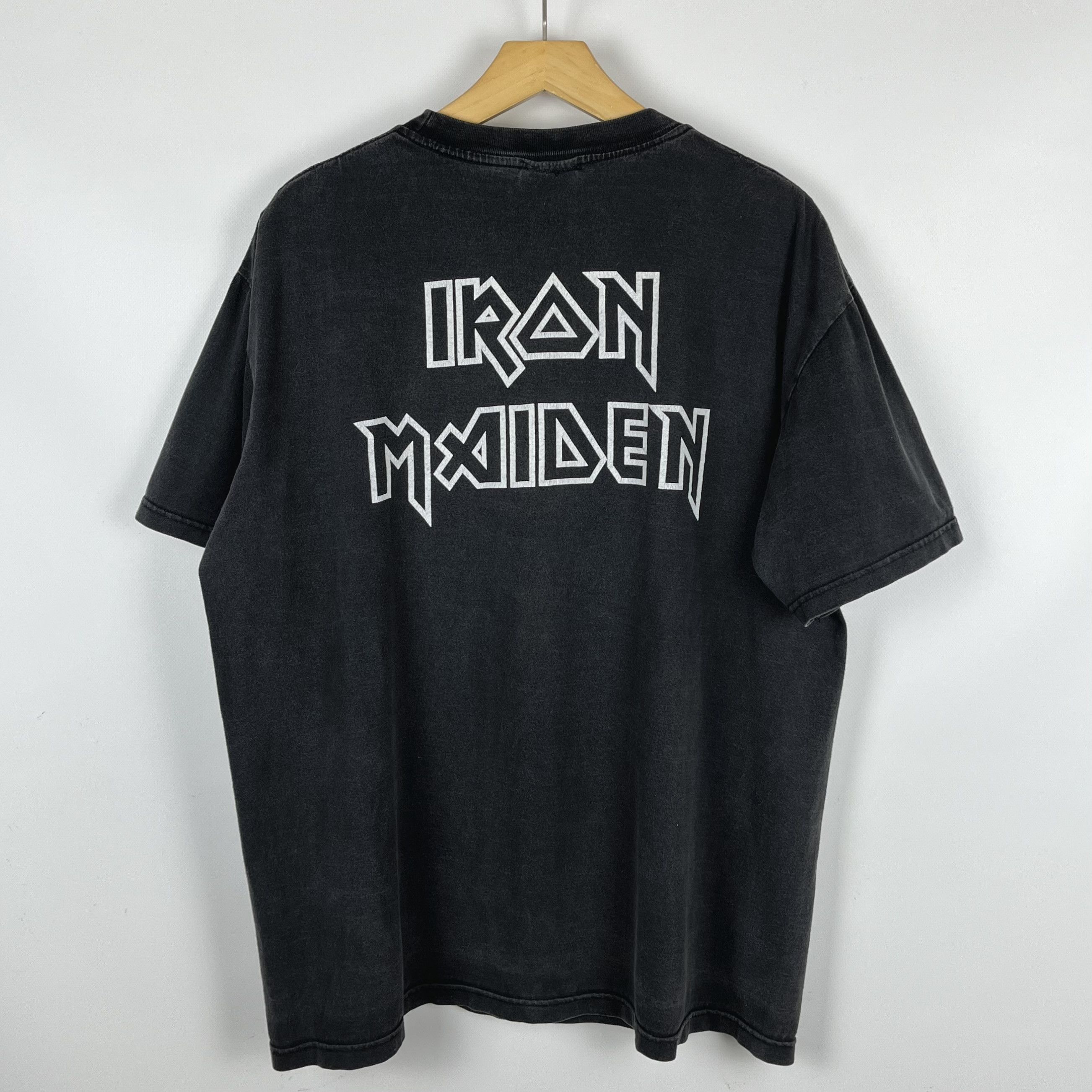 Band Tees Vintage Iron Maiden Rare Rock Band T Shirt 90’s Size US XL / EU 56 / 4 - 15 Thumbnail