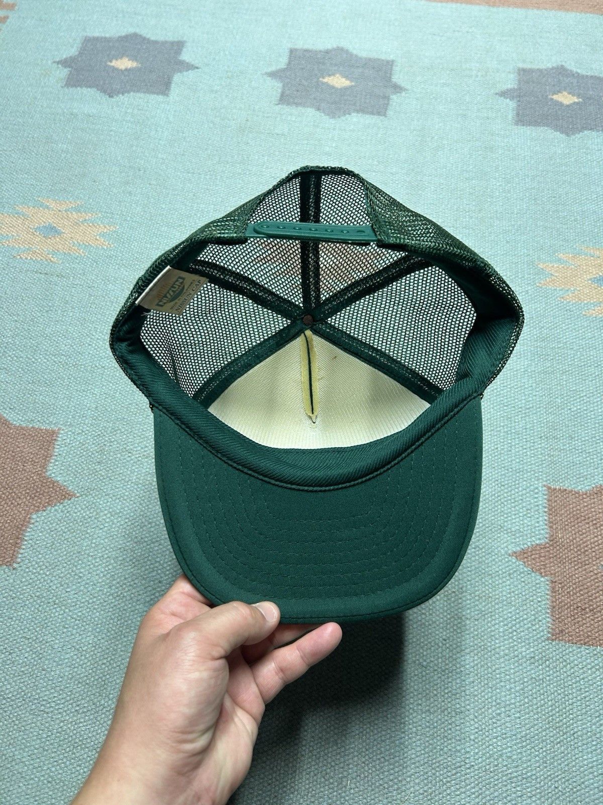 Vintage Vtg trucker hat silver lake horse shoe club Fenton Michigan Size ONE SIZE - 6 Thumbnail