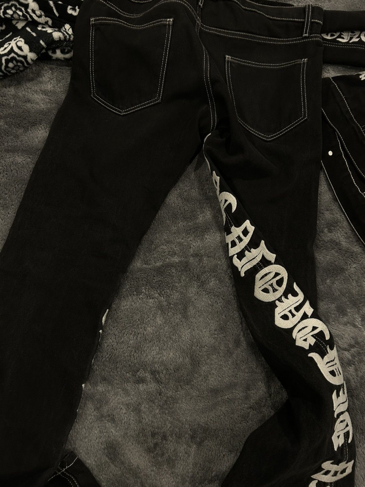 Vlone Vlone old english denim set Size US 34 / EU 50 - 9 Thumbnail
