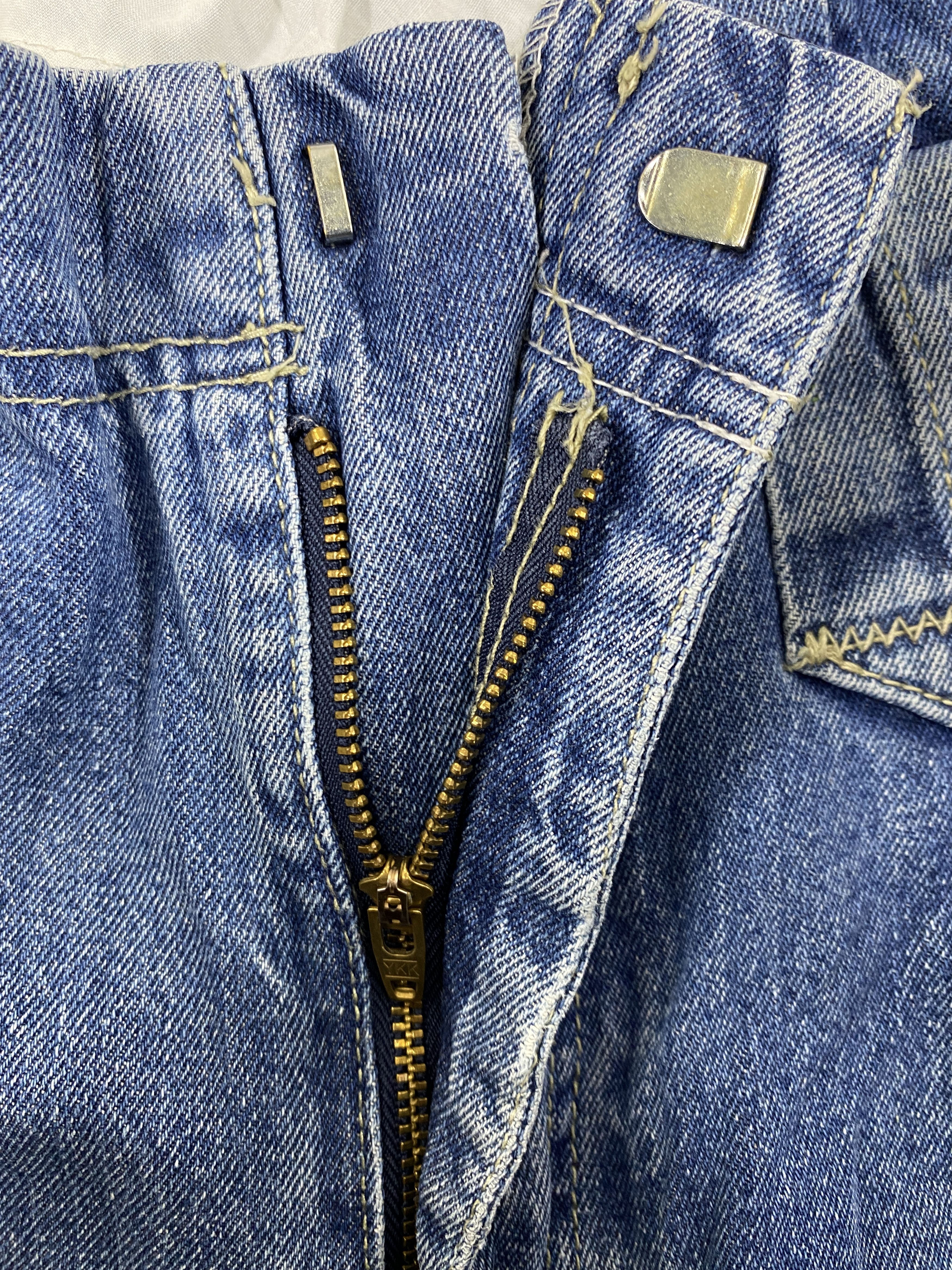 Japanese Brand Vintage Gin Washi Baggy Distressed Jeans 31x30 Denim- JN3827 Size US 31 - 6 Thumbnail