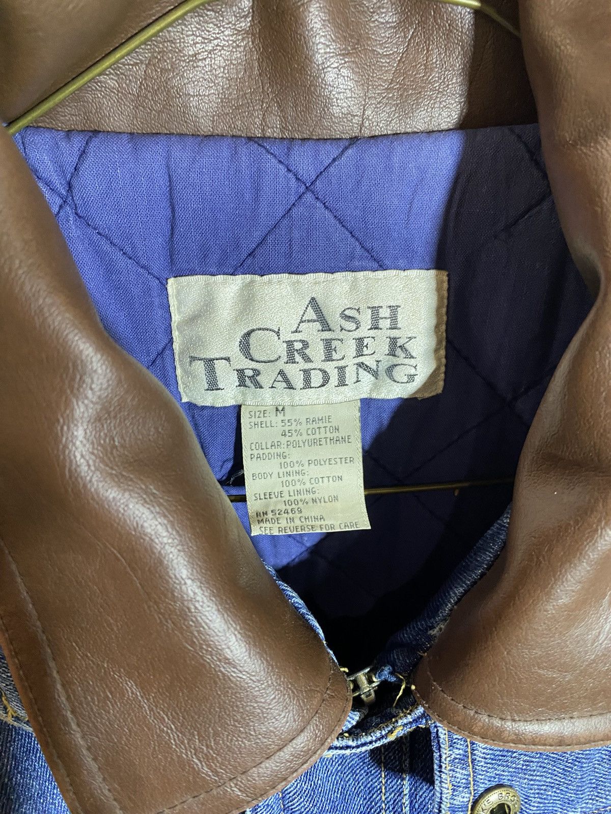 Other (1980s Vintage) Large Ash creek trading denim jacket Size US L / EU 52-54 / 3 - 7 Thumbnail