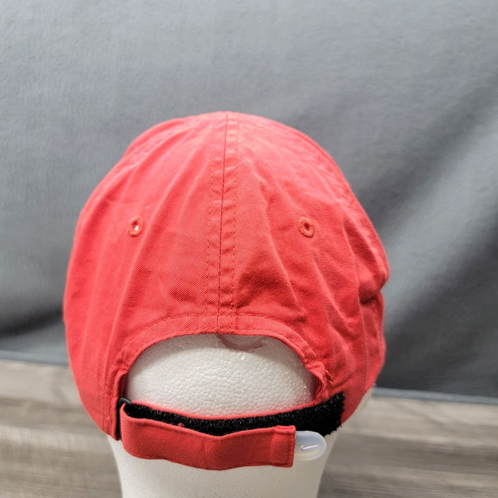 Nike Nike Hat Cap Strap Back One Size Red Embroidered Swoosh Athletic Mens Sports Size ONE SIZE - 4 Thumbnail