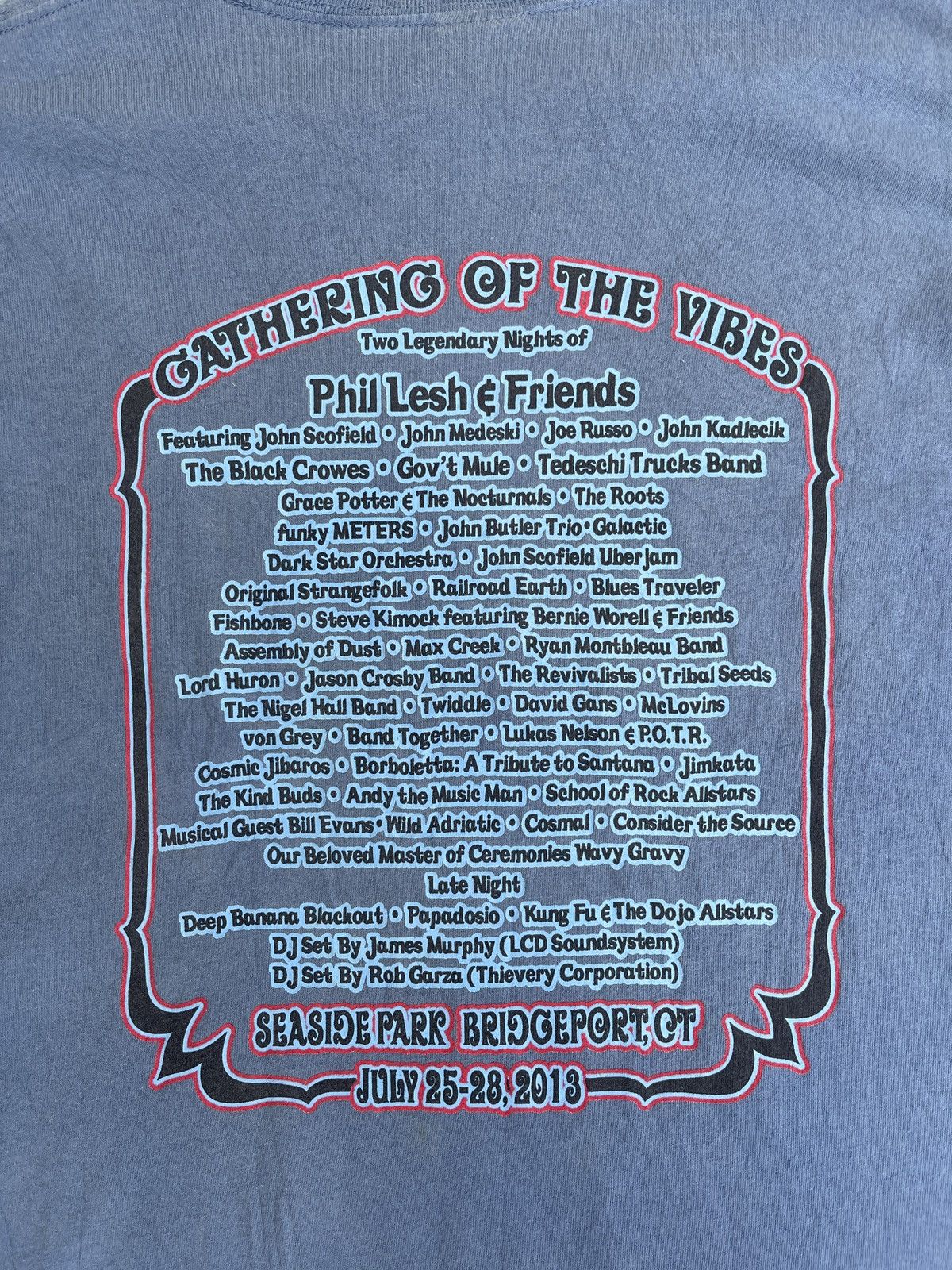 Band Tees Rare🔥Vtg Gathering Of The Vibes Band Grateful Dead Tee Size US XXL / EU 58 / 5 - 9 Thumbnail