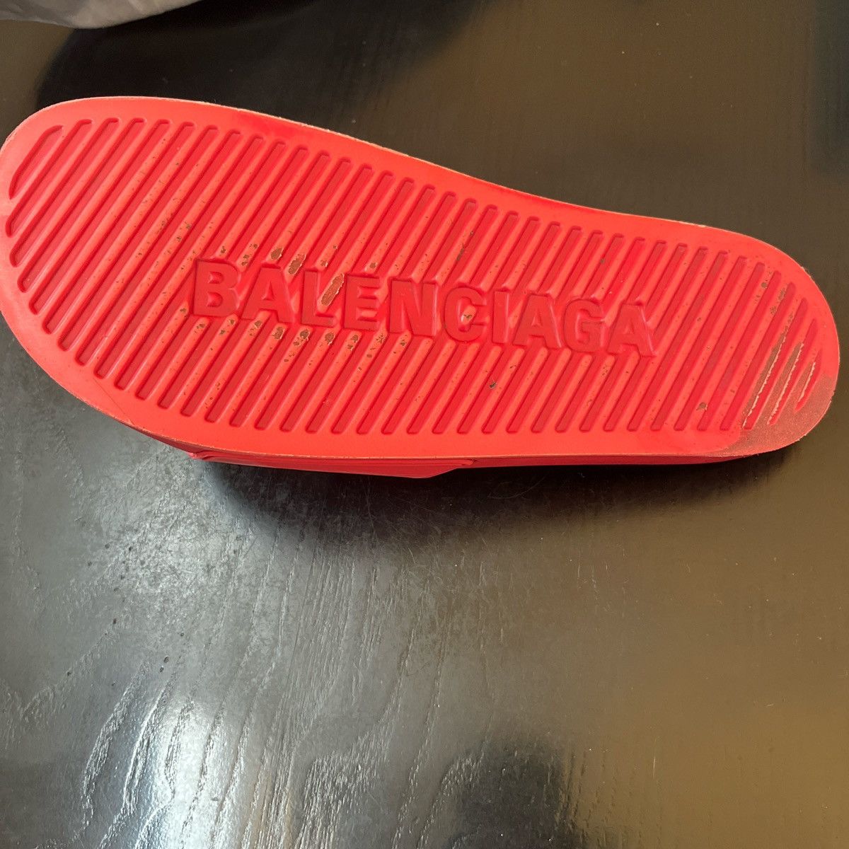 Balenciaga balenciaga outline white pool slides Size US 8 / EU 41 - 3 Thumbnail