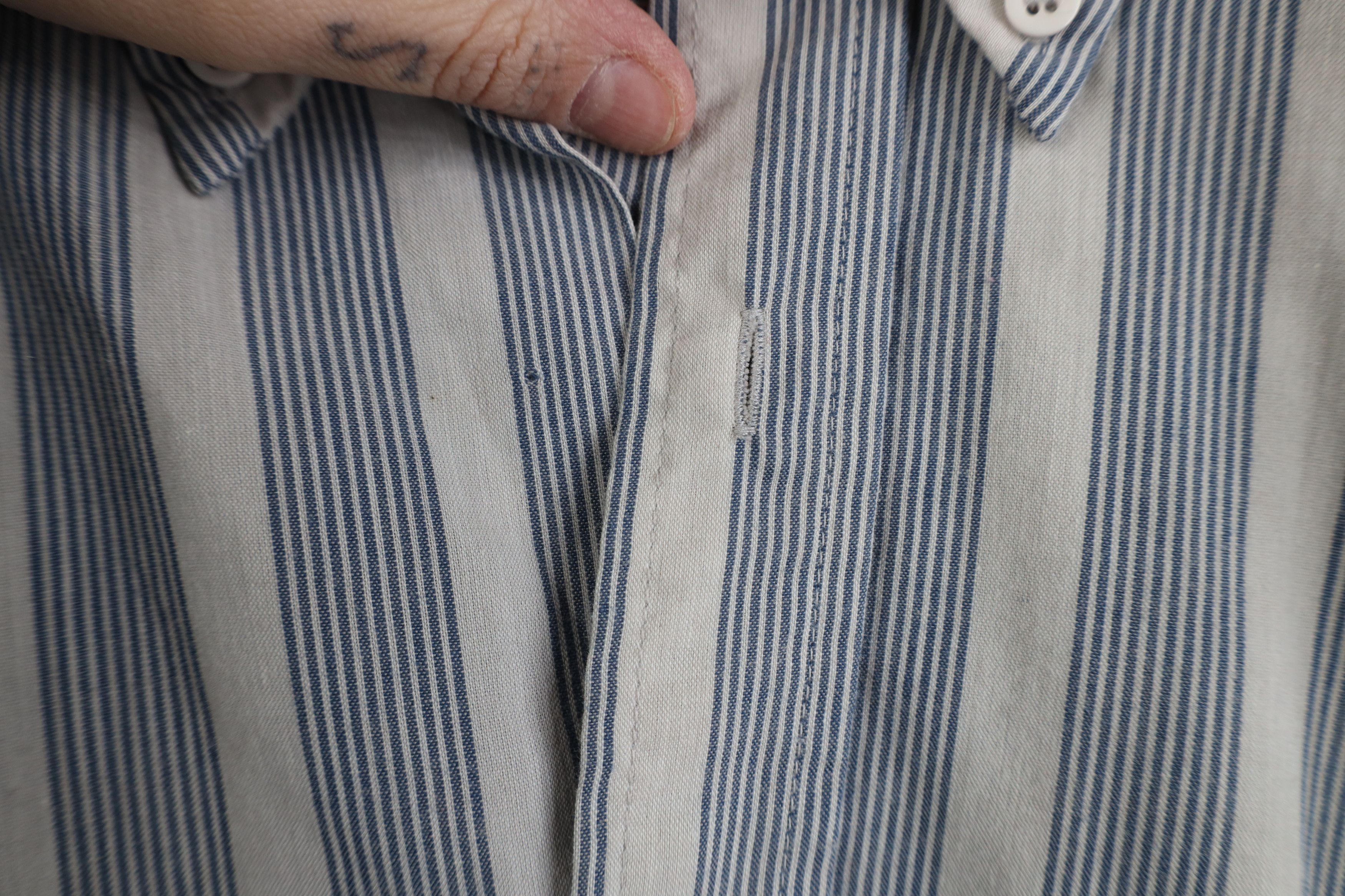 Vintage Vintage 90s Streetwear Block Collared Button Down Shirt Size US XL / EU 56 / 4 - 7 Thumbnail