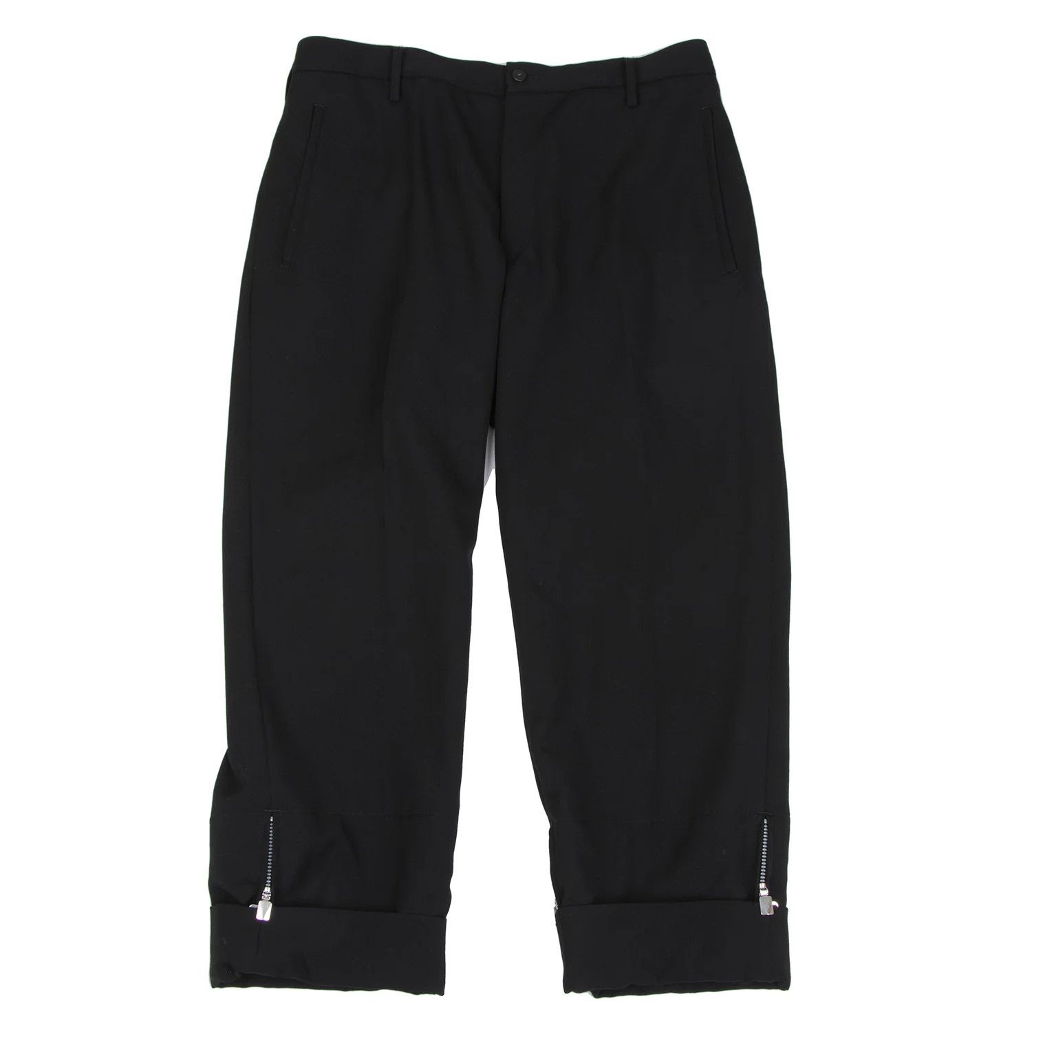 Yohji Yamamoto Yohji Yamamoto Wool Gabardine Zip Double Pants Size US 34 / EU 50 - 1 Thumbnail