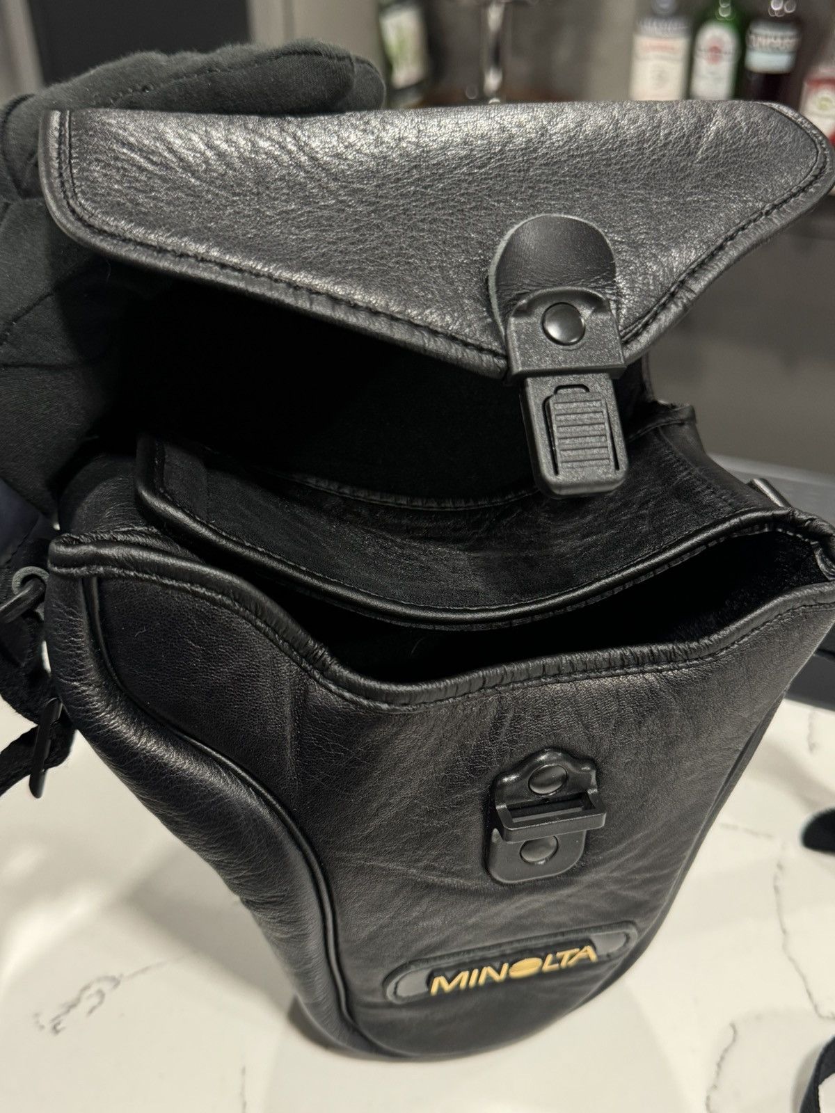 Japanese Brand Vintage Minolta Leather SLR Camera Case X-Series Size ONE SIZE - 8 Thumbnail