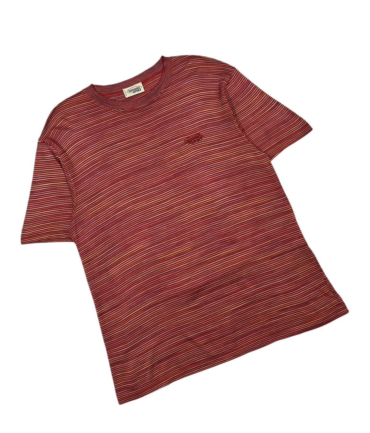 Missoni Vtg🔥Missoni Sport Multicolor Striped Tee Size US S / EU 44-46 / 1 - 5 Thumbnail