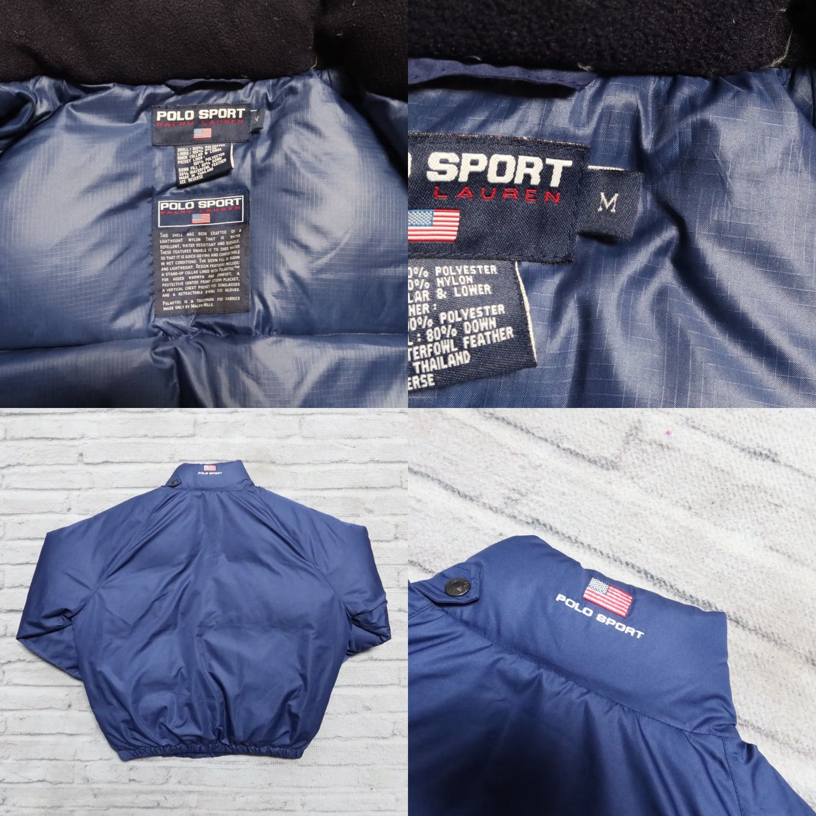 Polo Ralph Lauren VINTAGE Polo Sport Ralph Lauren Puffer Jacket M Blue Mens Jacket 1992 Polo Sport Ralph Lauren Vintage 1992 Size US M / EU 48-50 / 2 - 8 Thumbnail