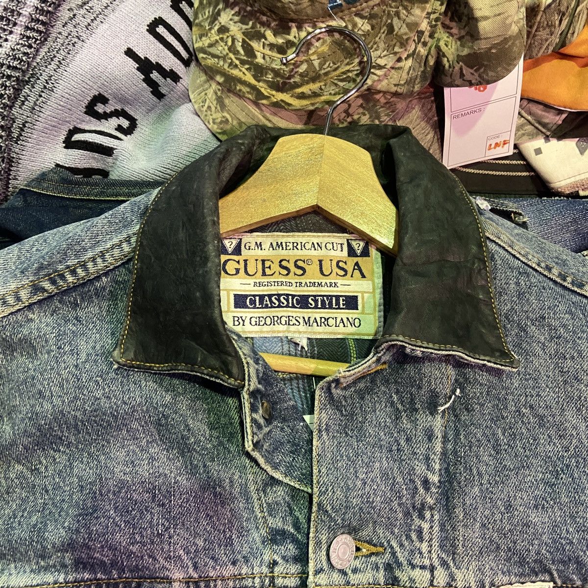 Guess × Vintage Vintage Guess Denim Jacket Size US M / EU 48-50 / 2 - 2 Thumbnail