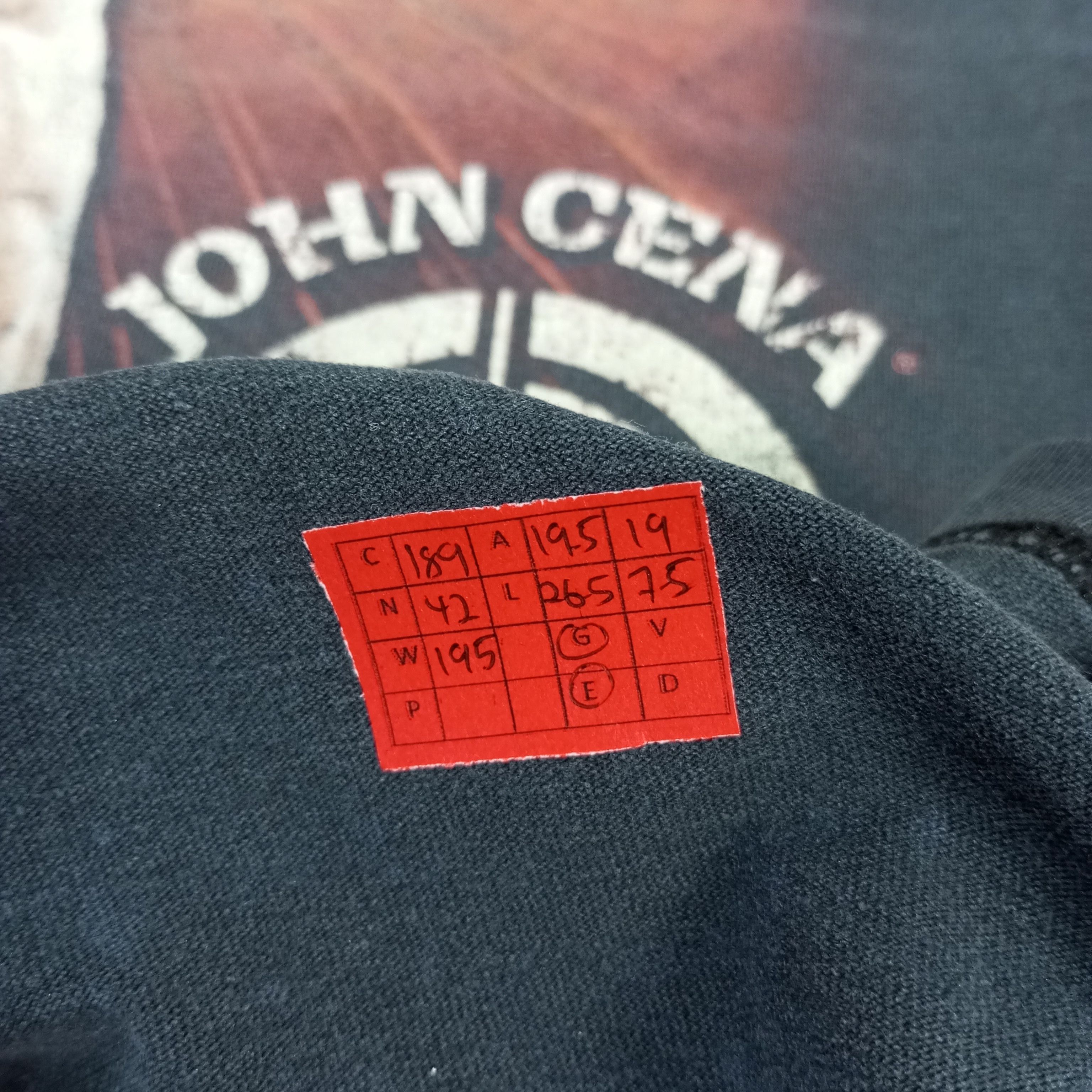 Vintage WWE John Cena Wrestling Entertainment Vintage Tshirt Size US M / EU 48-50 / 2 - 10 Thumbnail