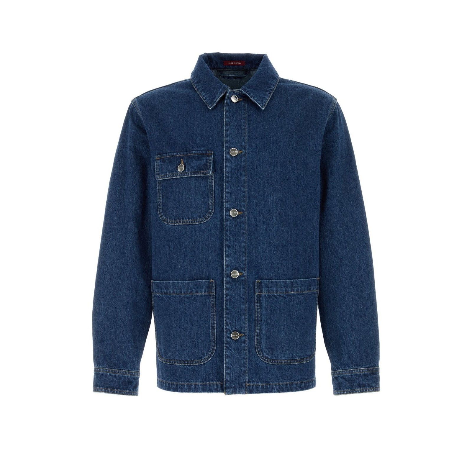 Gucci GUCCI Denim Jacket New And Authentic (Men's size:50;) Size US M / EU 48-50 / 2 - 1 Thumbnail