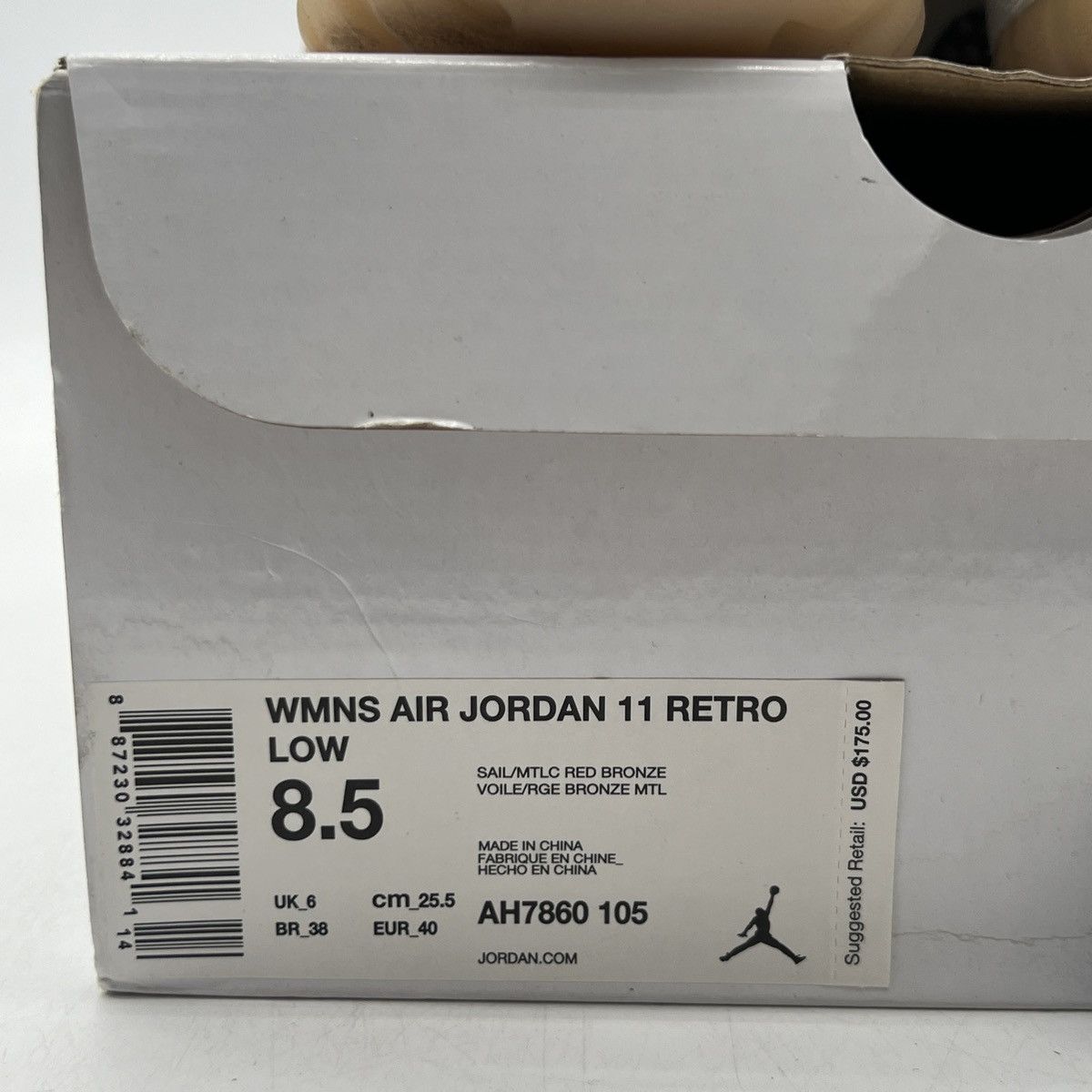Wmns Air Jordan 11 Low Rose gold