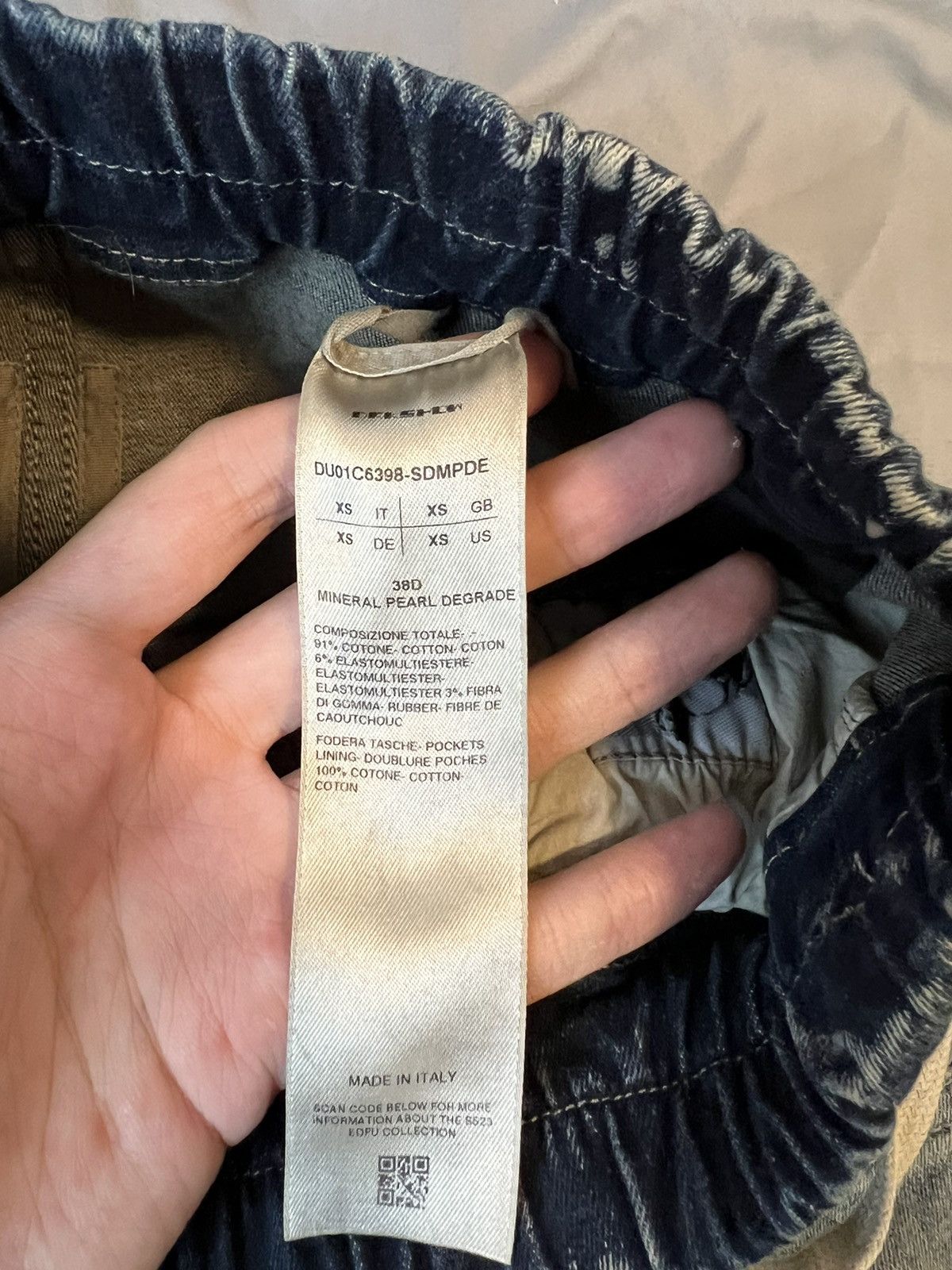 Rick Owens Drkshdw Rick Owens Double Jumbo Cargo Belas Pants Minearl Pearl Size US 28 / EU 44 - 3 Thumbnail
