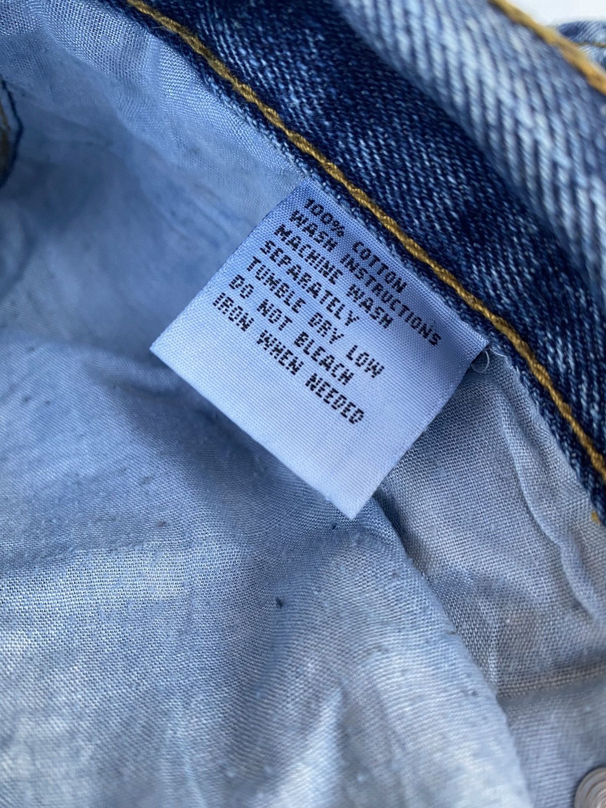 True Religion × Vintage Vintage Cruise & Jeans Embroided Baggy Blue Jeans Size US 34 / EU 50 - 10 Thumbnail