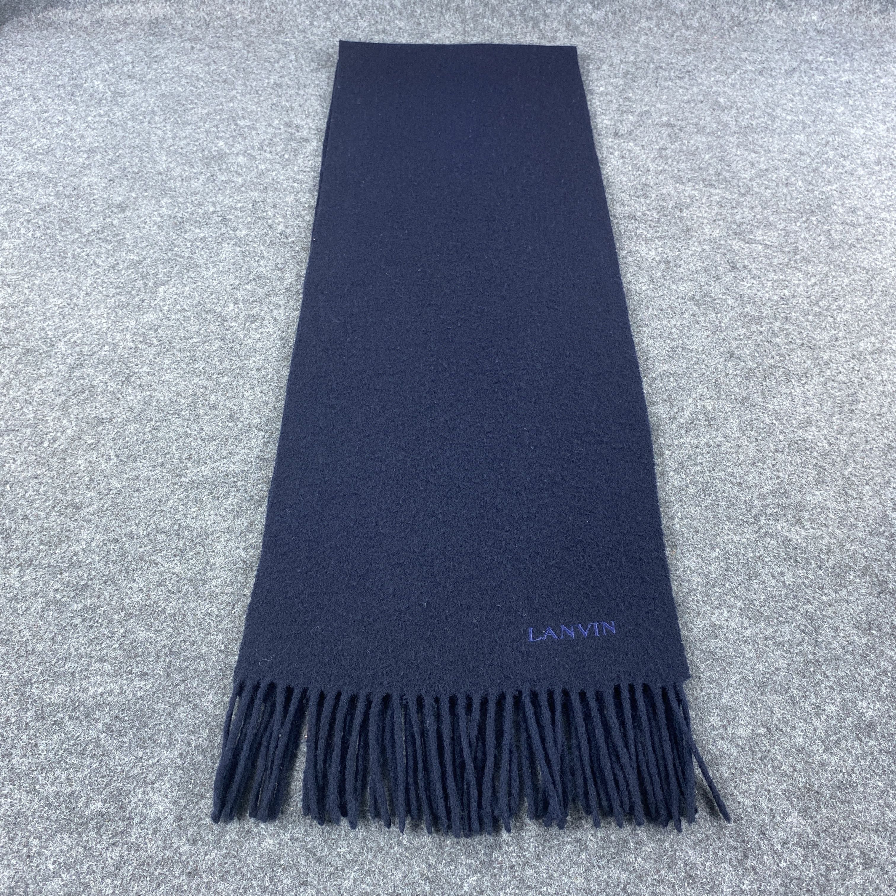 Lanvin × Vintage Lanvin Scarf # Muffler # Neckwear # D455 Size ONE SIZE - 3 Thumbnail