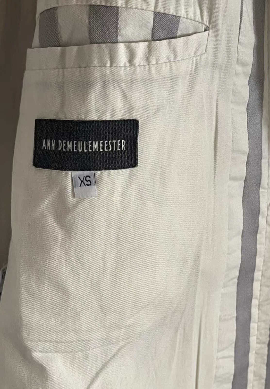 Ann Demeulemeester Ann Demeulemeester｜Striped suit jacket Size 38S - 4 Thumbnail
