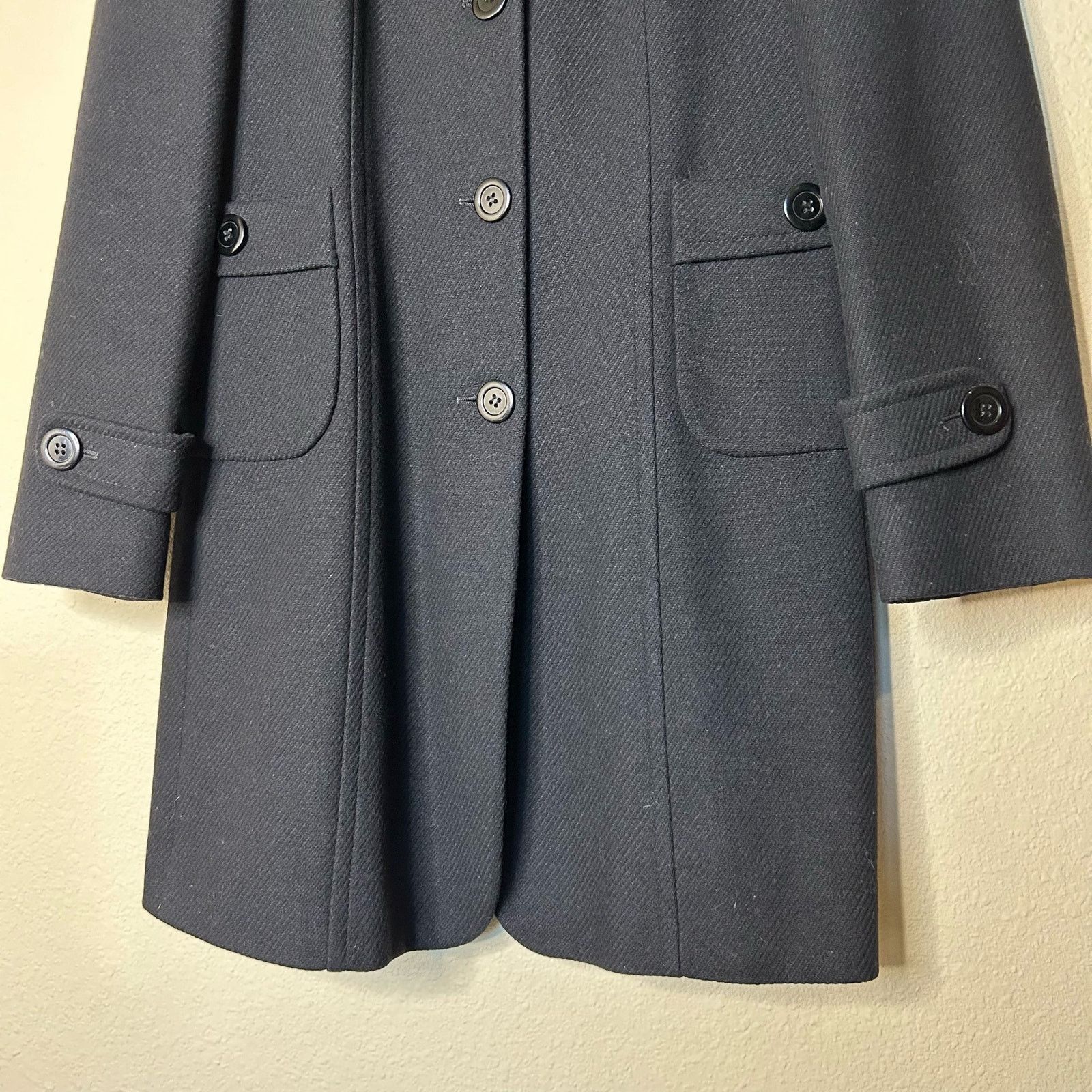 Sisley Sisley Coat Made in Italy Wool Blend Trench Lined Sz 42/US 6 Size M / US 6-8 / IT 42-44 - 3 Thumbnail