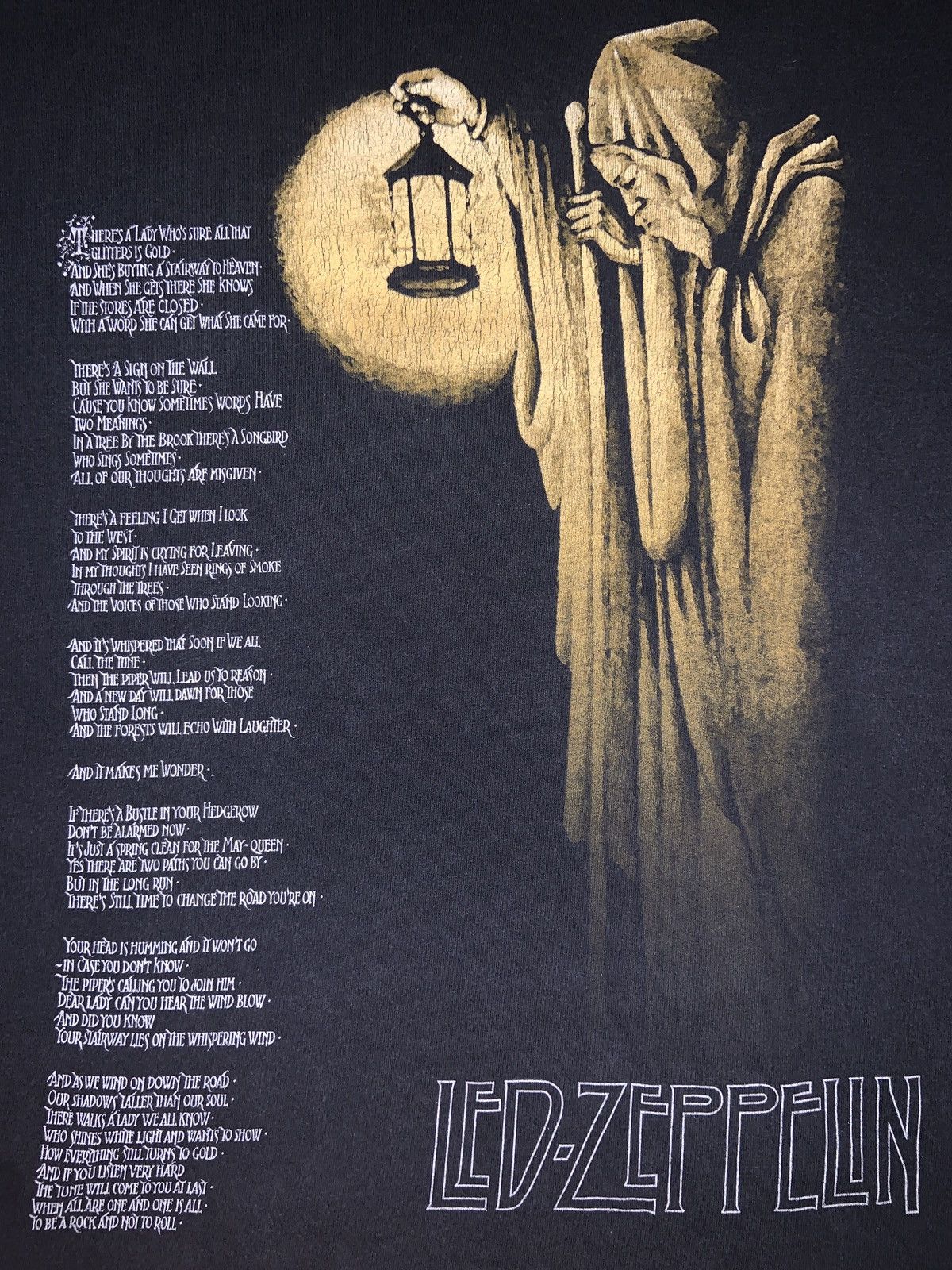 Other Led Zeppelin - Stairway To Heaven Vintage T - Size L Size US L / EU 52-54 / 3 - 4 Thumbnail