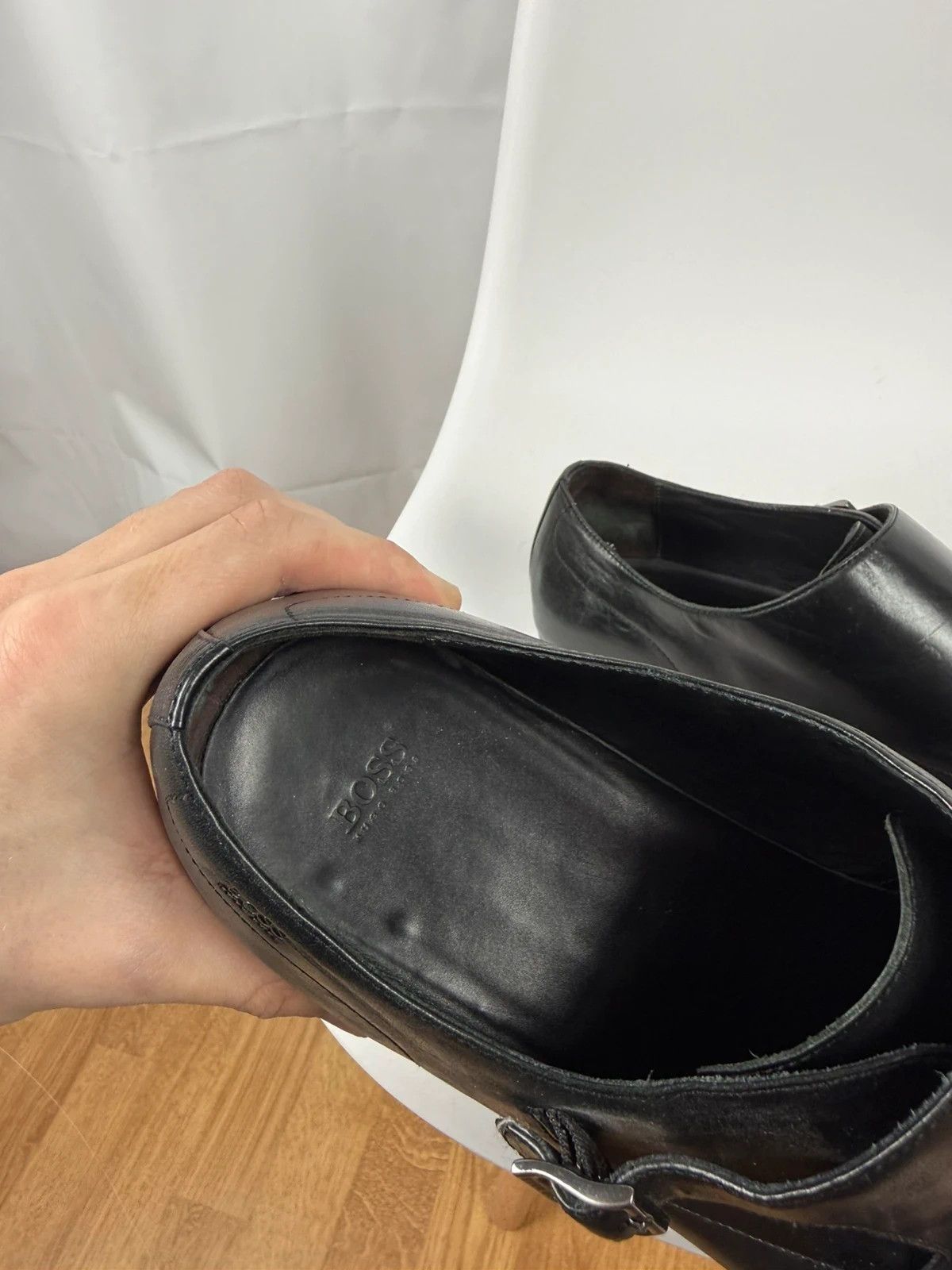 Hugo Boss Hugo Boss Genuine Leather Monks Shoes size US13 Size US 13 / EU 46 - 12 Thumbnail