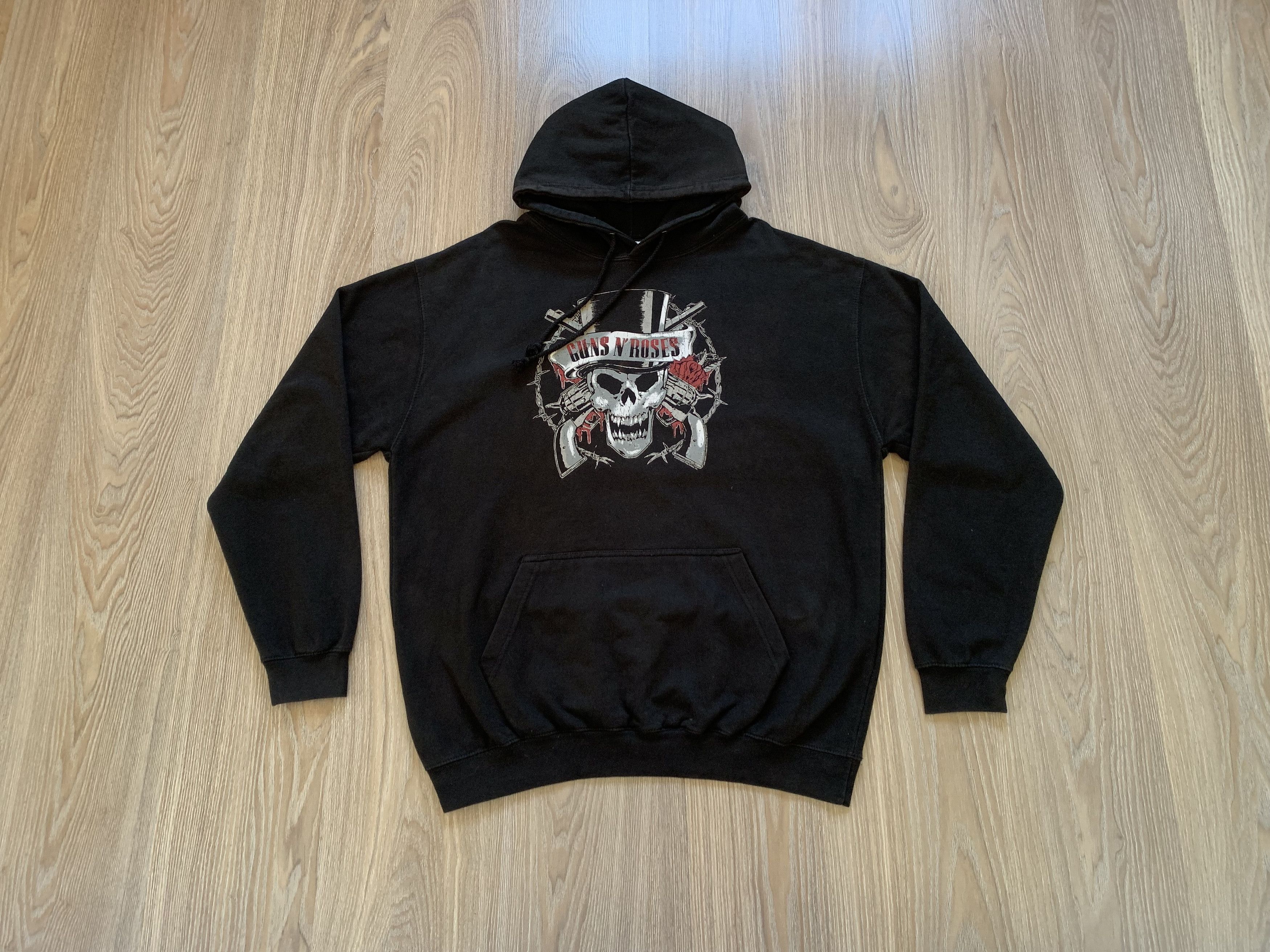 Guns N' Roses Vintage Guns N Roses Black Printed Hoodie 2012 Size US XL / EU 56 / 4 - 1 Thumbnail