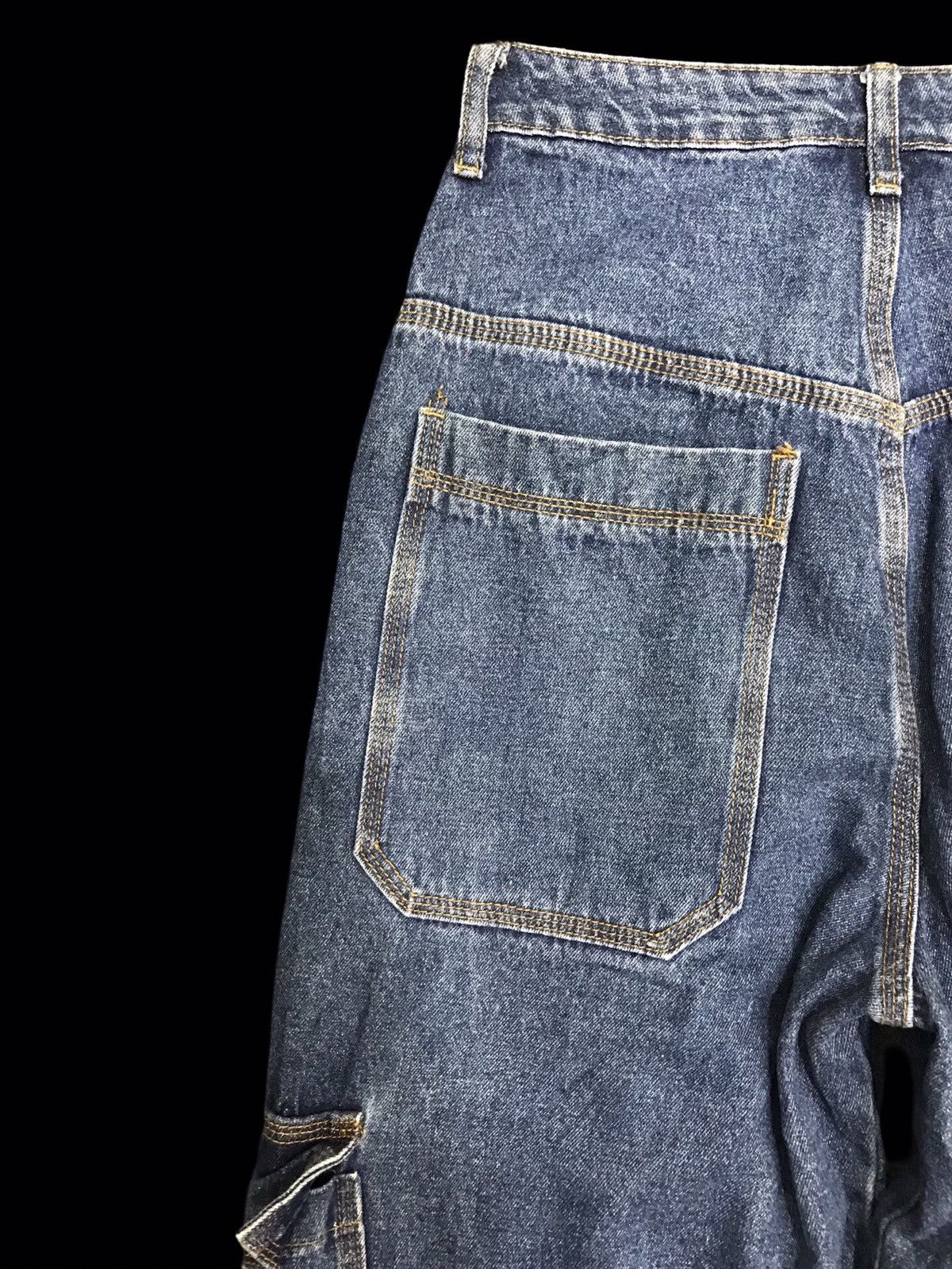 Japanese Brand 💥BAGGY💥WAKE JEANS BAGGY EXTRA LONG DENIM F353 Size US 26 / EU 42 - 12 Thumbnail