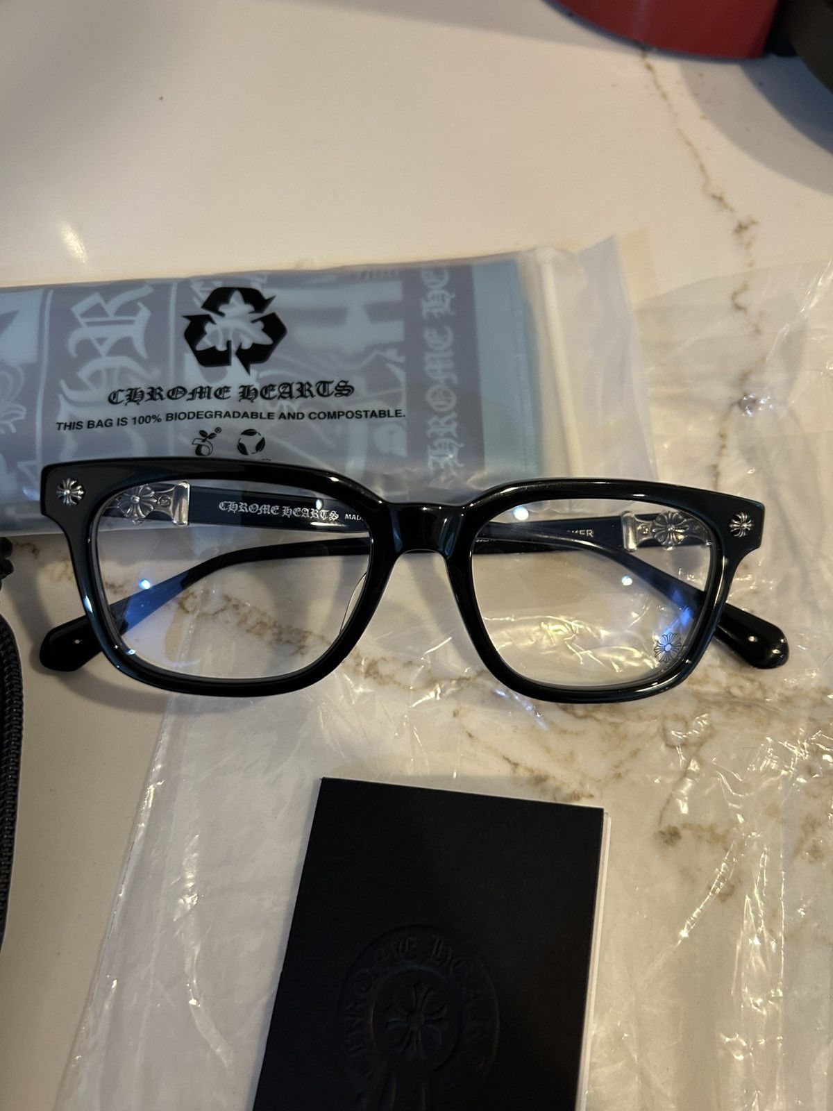 Chrome Hearts Chrome Hearts Cox Ucker Glasses Size ONE SIZE - 6 Thumbnail