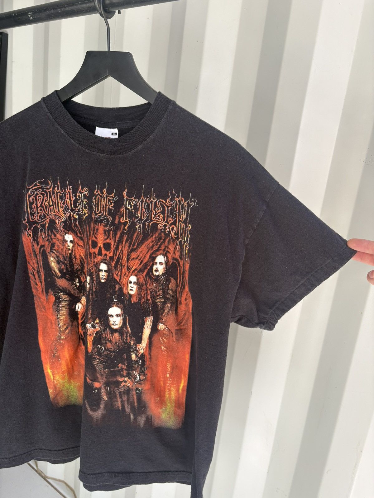 Band Tees Vintage Cradle Of Filth Wanking Nun Shirt Grunge Band Size US XL / EU 56 / 4 - 3 Thumbnail