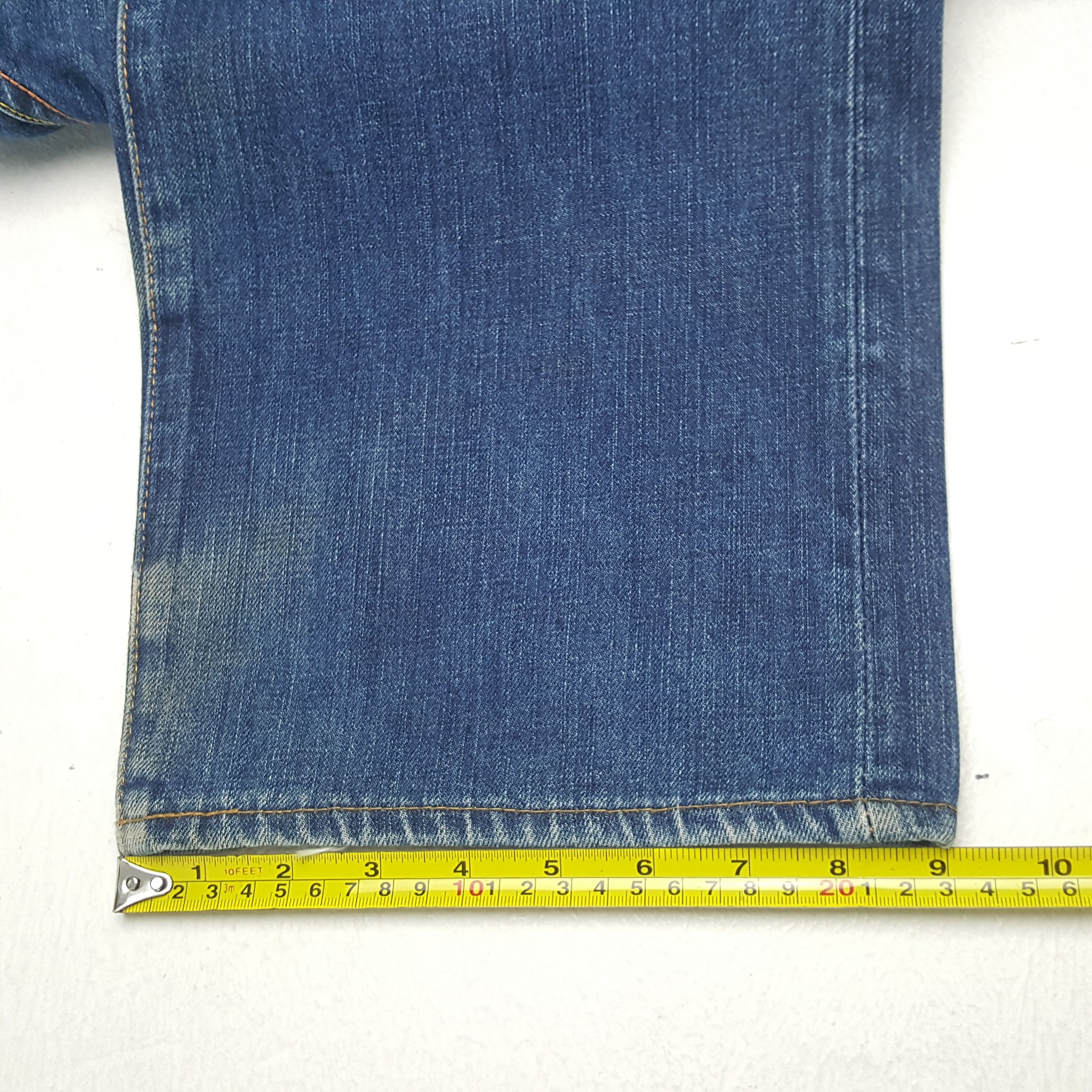 Evisu × Vintage EVISU Japanese Brand Streetwear Custom Daicock Jeans Size US 32 / EU 48 - 11 Thumbnail