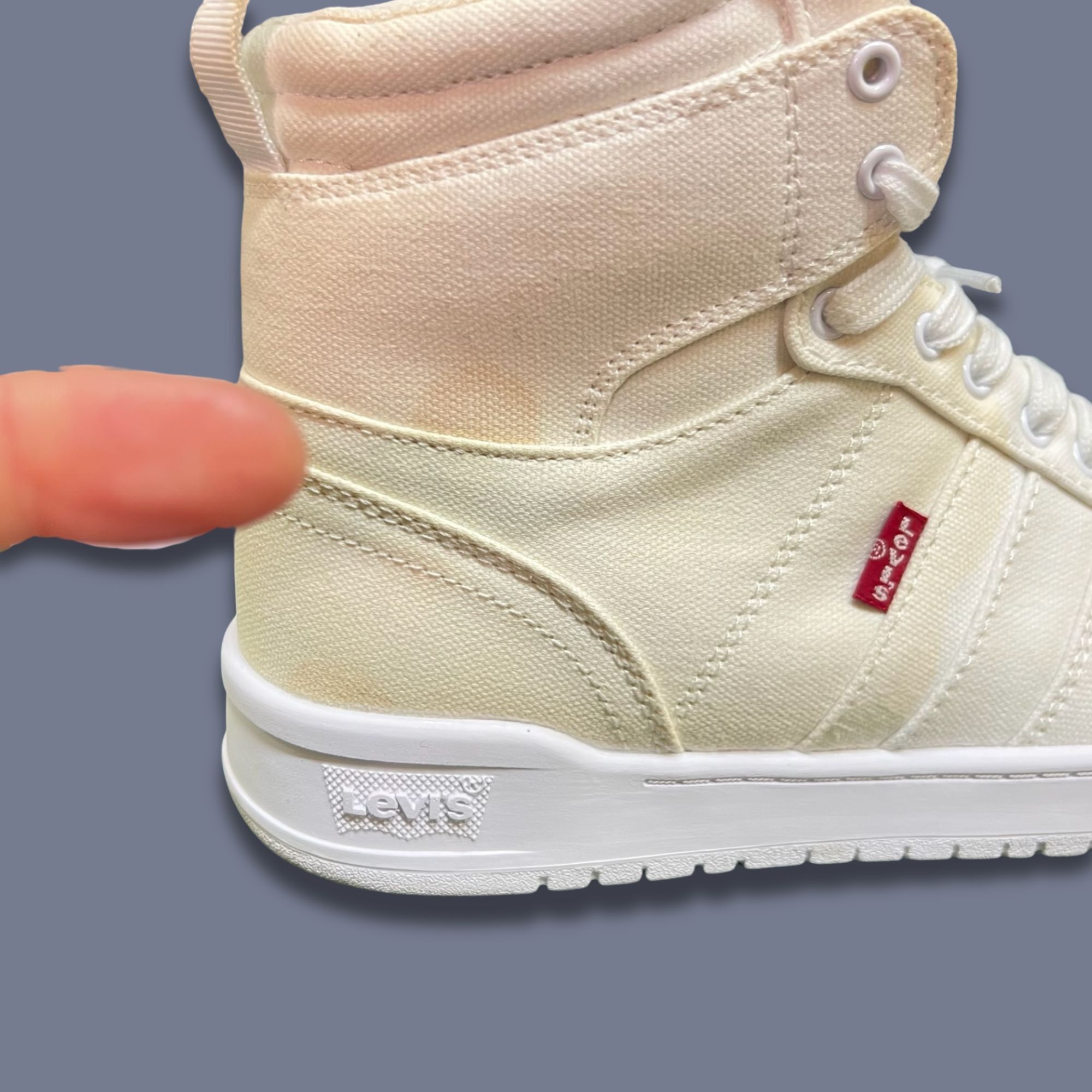 Levi's Levis Womens BB Hi CVS Sneakers Lace-Up High-Top Shoes Size Size US 8 / IT 38 - 8 Thumbnail