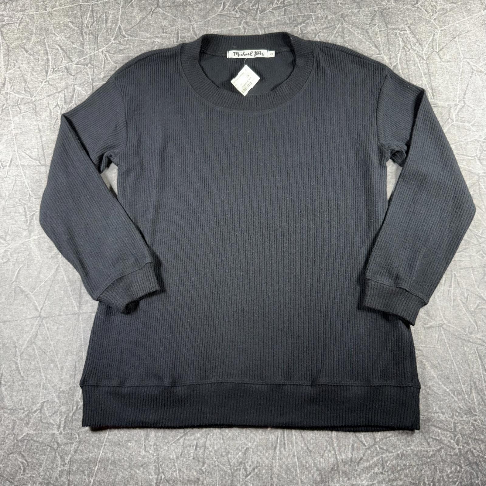 Michael Stars Michael Stars Sweater Women's XS Black Vintage Knit Size XS / US 0-2 / IT 36-38 - 3 Thumbnail