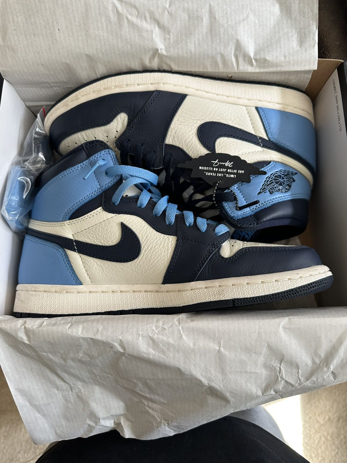 Nike Jordan 1 high Obsidians Size US 9 / EU 42 - 9 Thumbnail