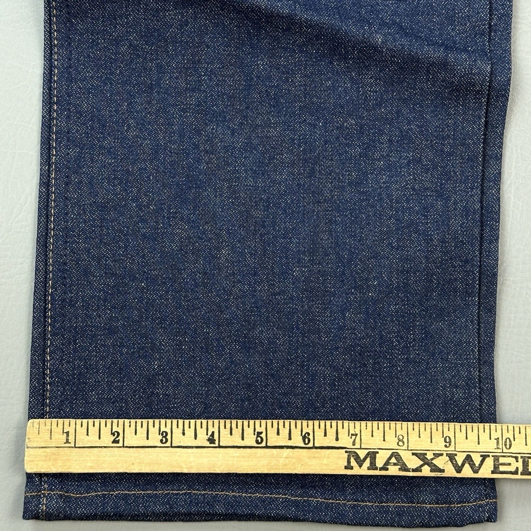 Wrangler VINTAGE Wrangler Jeans Mens 52x32 Dark Wash Cowboy Cut Deadstock 13MWZ USA Made Denim Jeans 5-Pocket Mens Cowboy USA Size US 36 / EU 52 - 5 Thumbnail