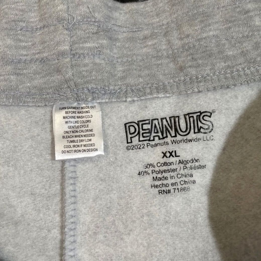 Peanuts Peanuts Snoopy And Friends Christmas Joggers Sweatpants Light Gray Size XXL NWT Size 40" / US 18 - 4 Thumbnail