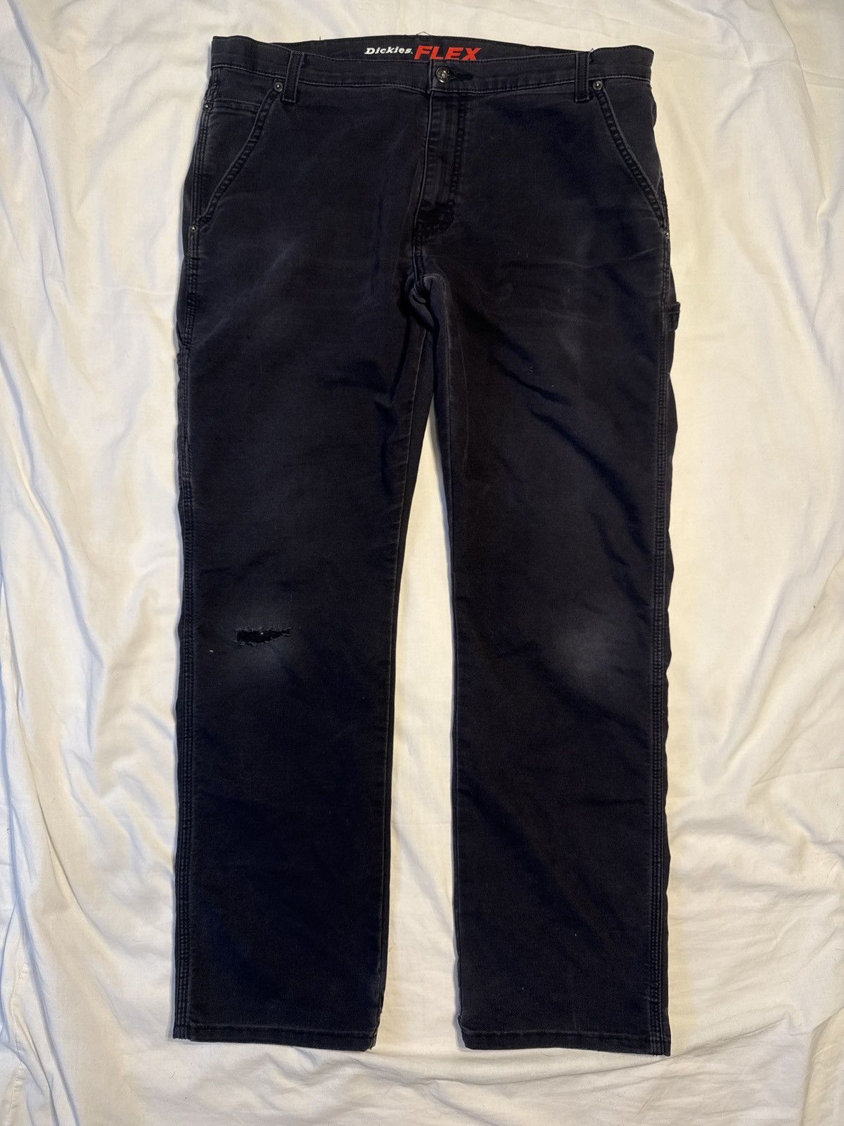 Dickies Vintage Dickies Black Faded Carpenter Work Pants Size US 36 / EU 52 - 1 Thumbnail