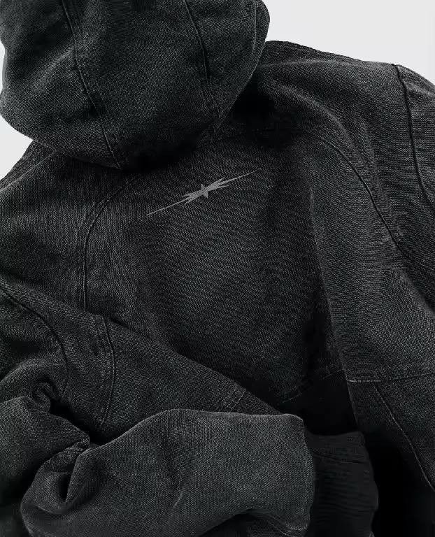 Japanese Brand × Vintage vintage frayed hip hoodie. Size US XL / EU 56 / 4 - 4 Thumbnail