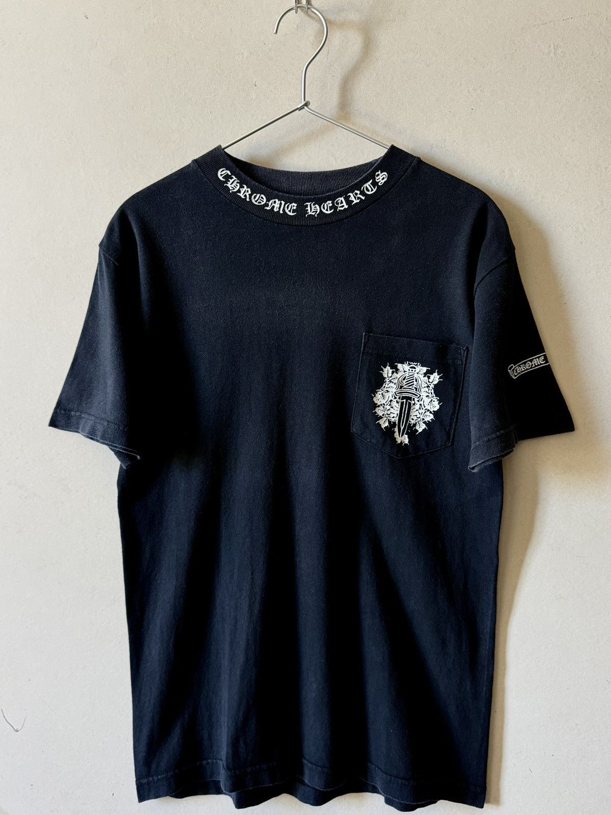 Chrome Hearts RARE Vintage 90s Chrome Hearts Anvil Tag Pocket Tee