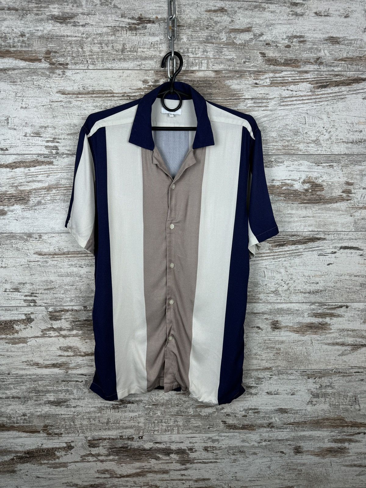 Japanese Brand Mens Reiss shirts button up luxury crazy Hawaiian viscose Size US M / EU 48-50 / 2 - 1 Thumbnail