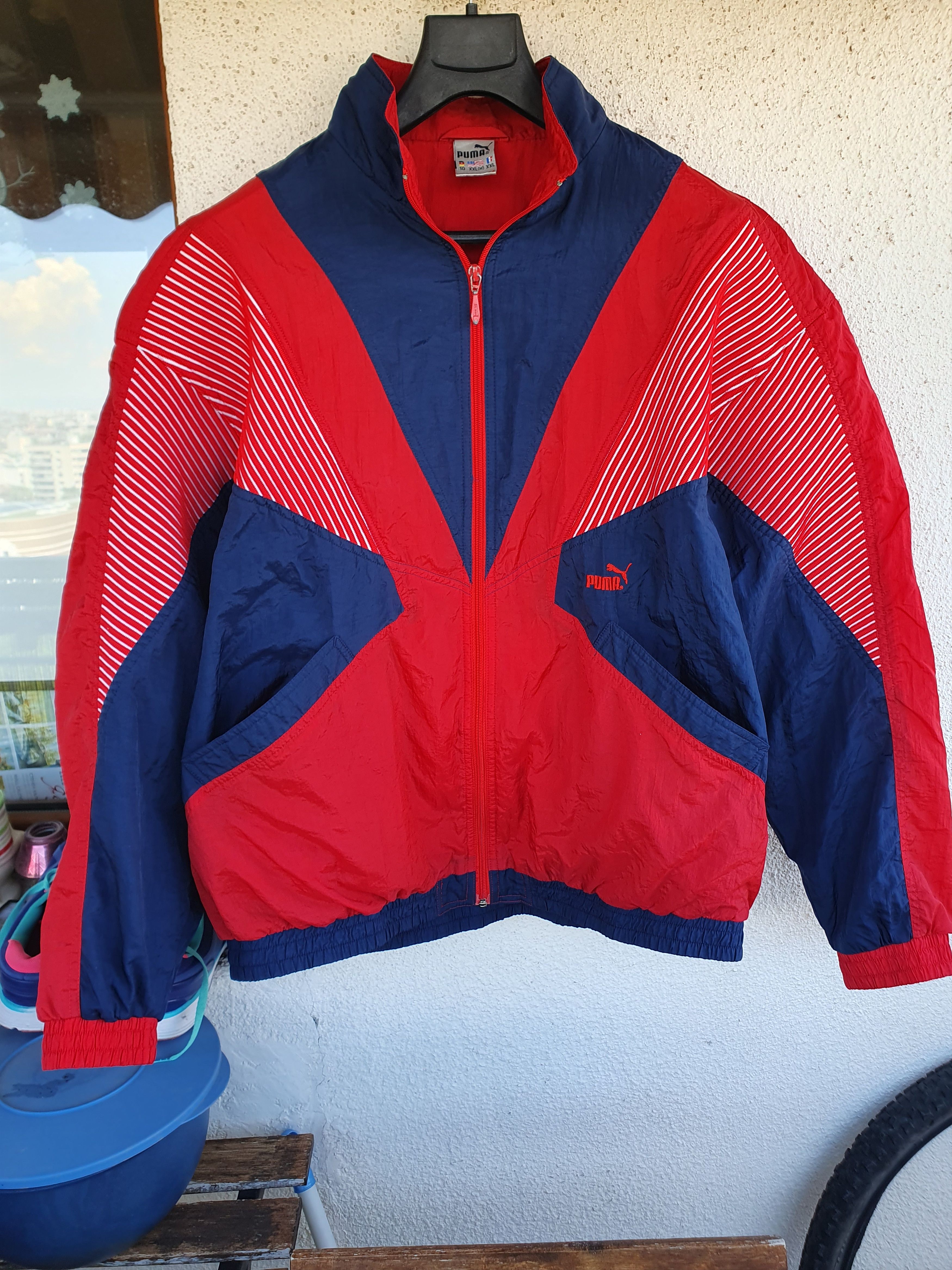 Puma × Vintage Puma Vintage Track Jacket Colourblock Swag sz XL Size US XL / EU 56 / 4 - 1 Thumbnail