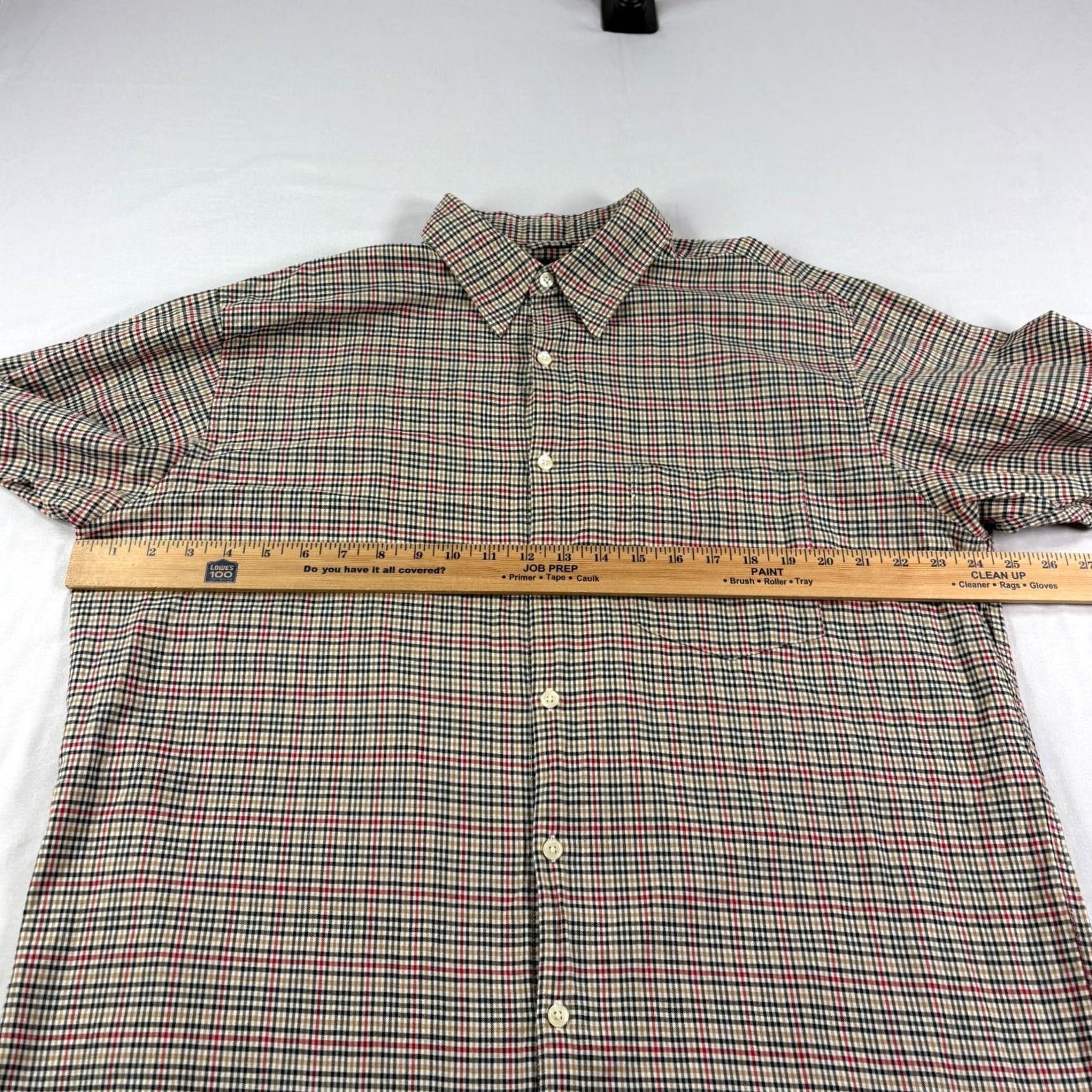 J.Crew VINTAGE J.CREW Oarsman Shirt Mens LT Large Tall Plaid Button Up Long Sleeve 90s Mens Size US L / EU 52-54 / 3 - 5 Thumbnail